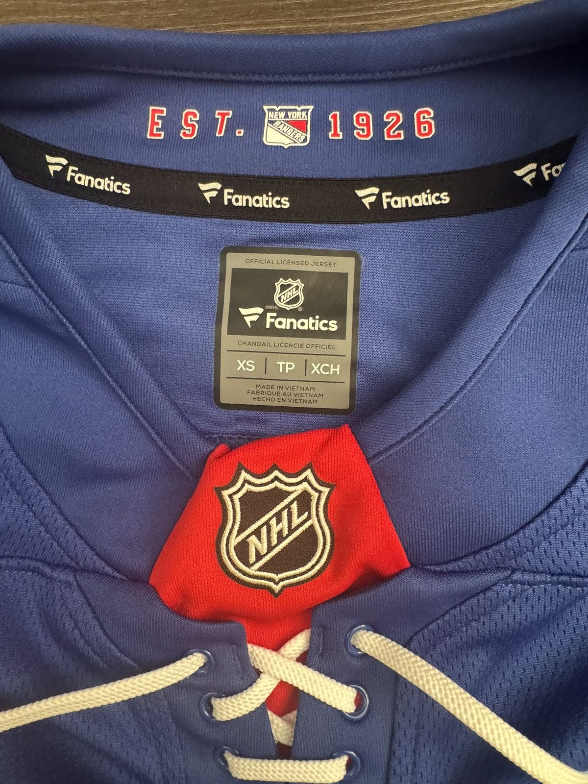 NHL New York Rangers NHL Home Premier Breakaway #55 Blue Jersey Size US XS / EU 42 / 0 - 6 Thumbnail