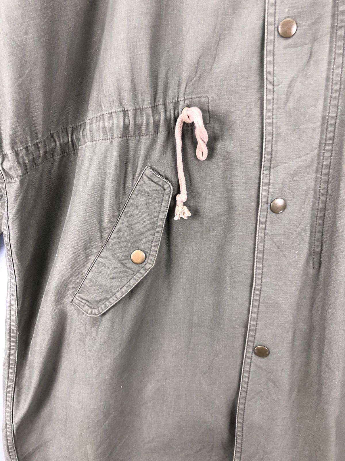 Japanese Brand × Vintage Vintage Military Dog House Olive Green Parka Jacket Size US L / EU 52-54 / 3 - 4 Thumbnail
