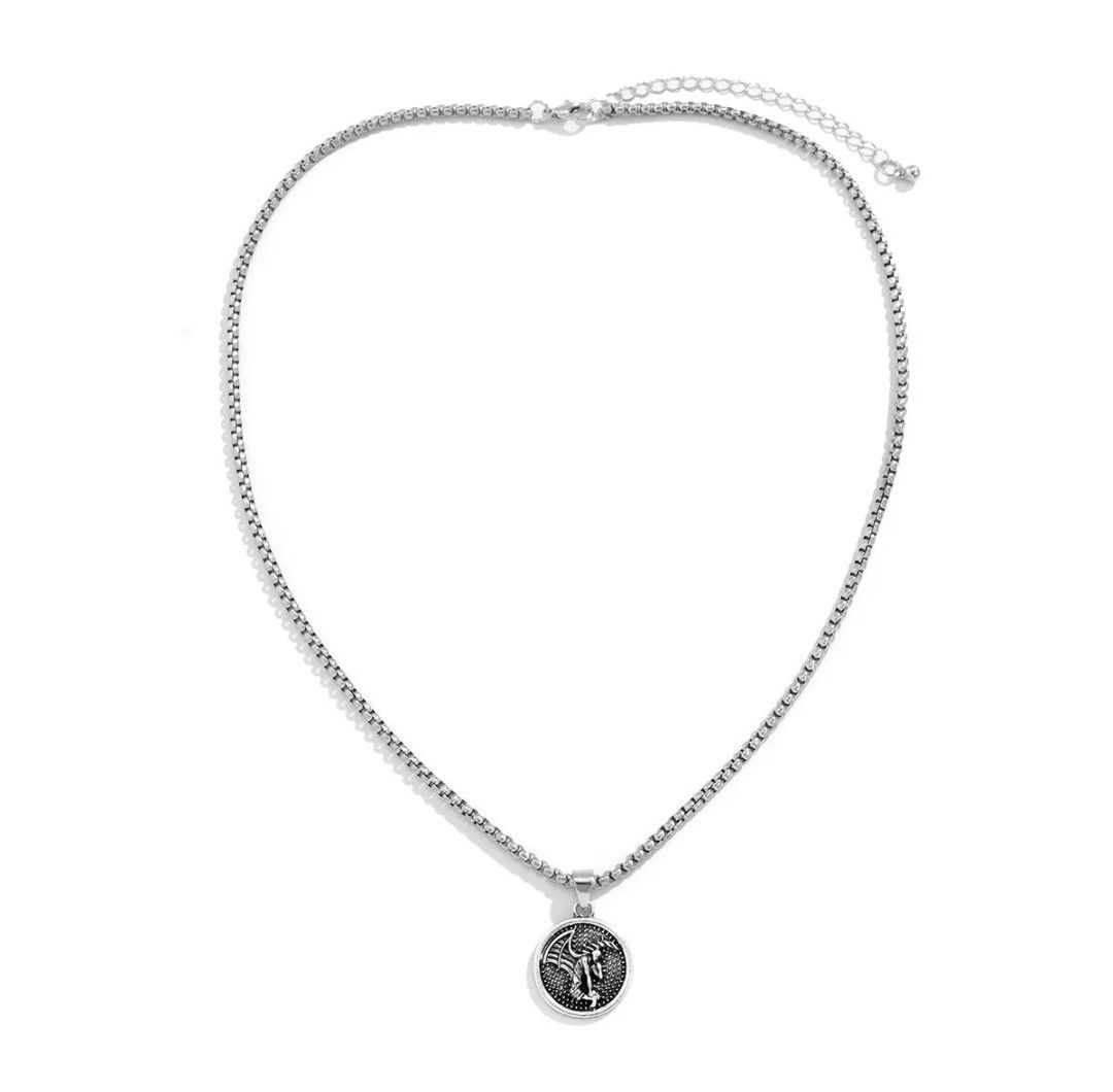 Jewelry × Vintage Pendant Flying Coin Men Vintage Necklace Size ONE SIZE - 5 Thumbnail