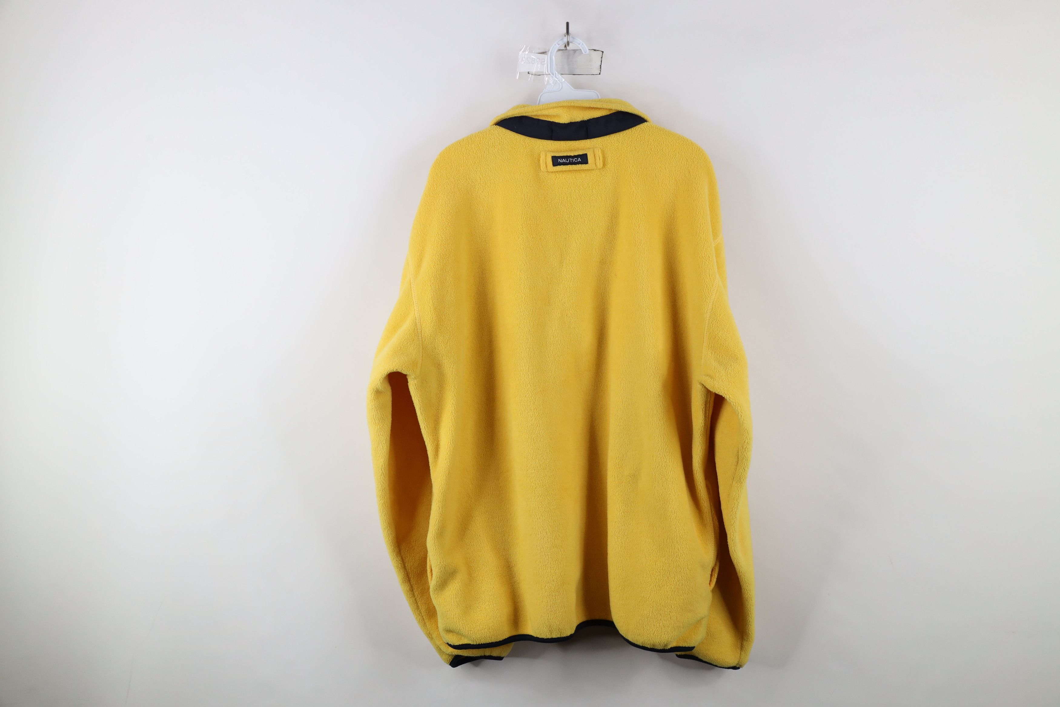 Nautica × Vintage Vintage 90s Nautica Sailboat Zip Fleece Pullover Sweater Size US XL / EU 56 / 4 - 11 Thumbnail