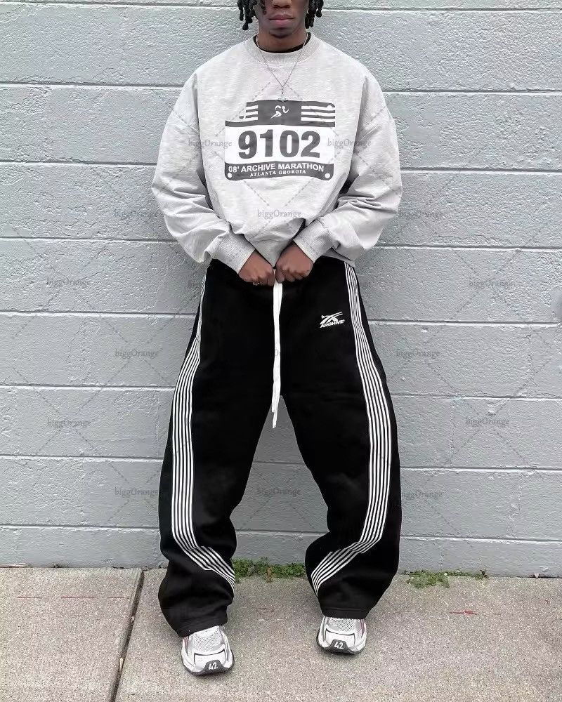 Japanese Brand × Other Pure Cotton Elastic Waist Baggy Sweatpants Size US 36 / EU 52 - 1 Thumbnail