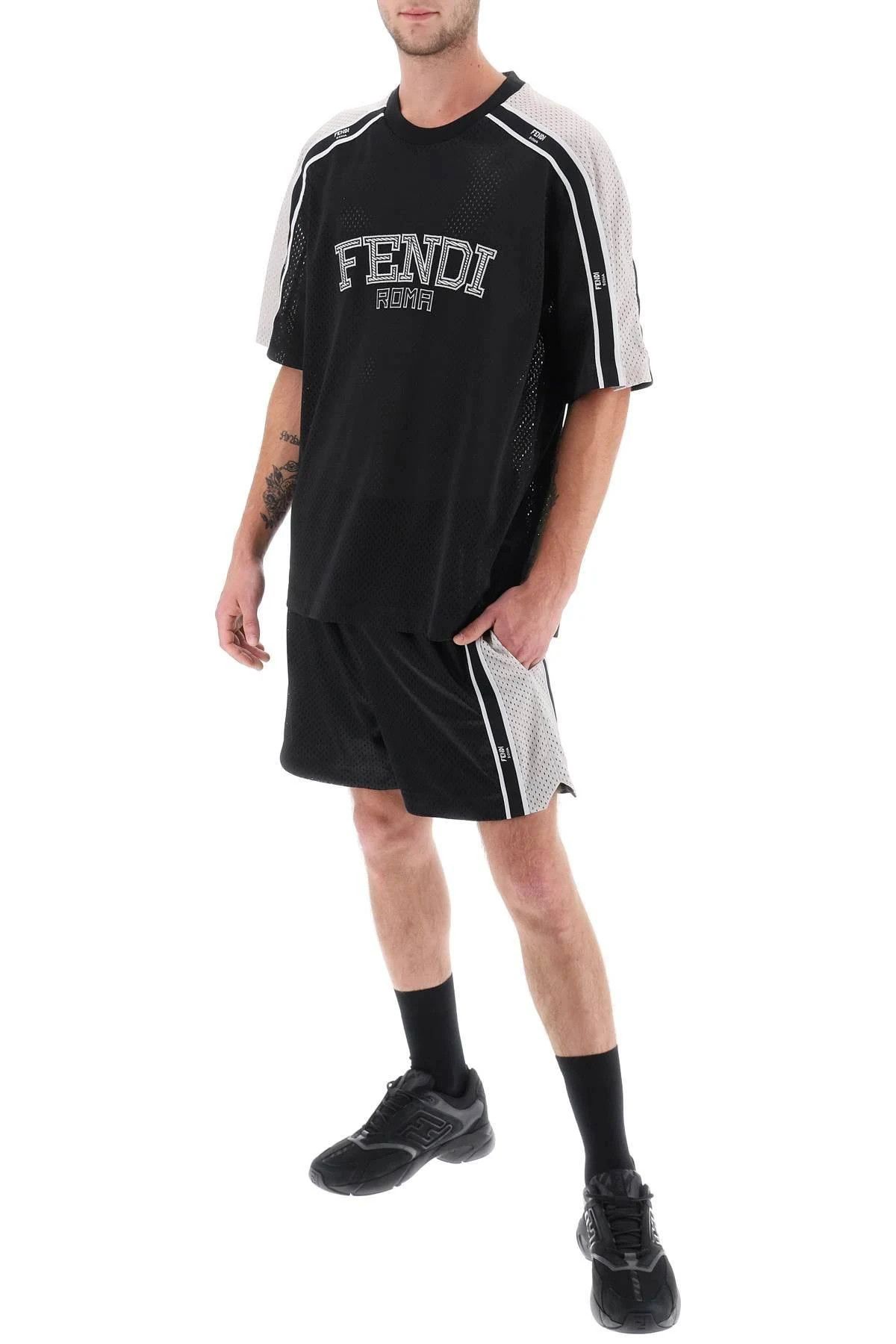 Fendi o1w1db10724 T-Shirt in Black/Silver Size US M / EU 48-50 / 2 - 6 Thumbnail