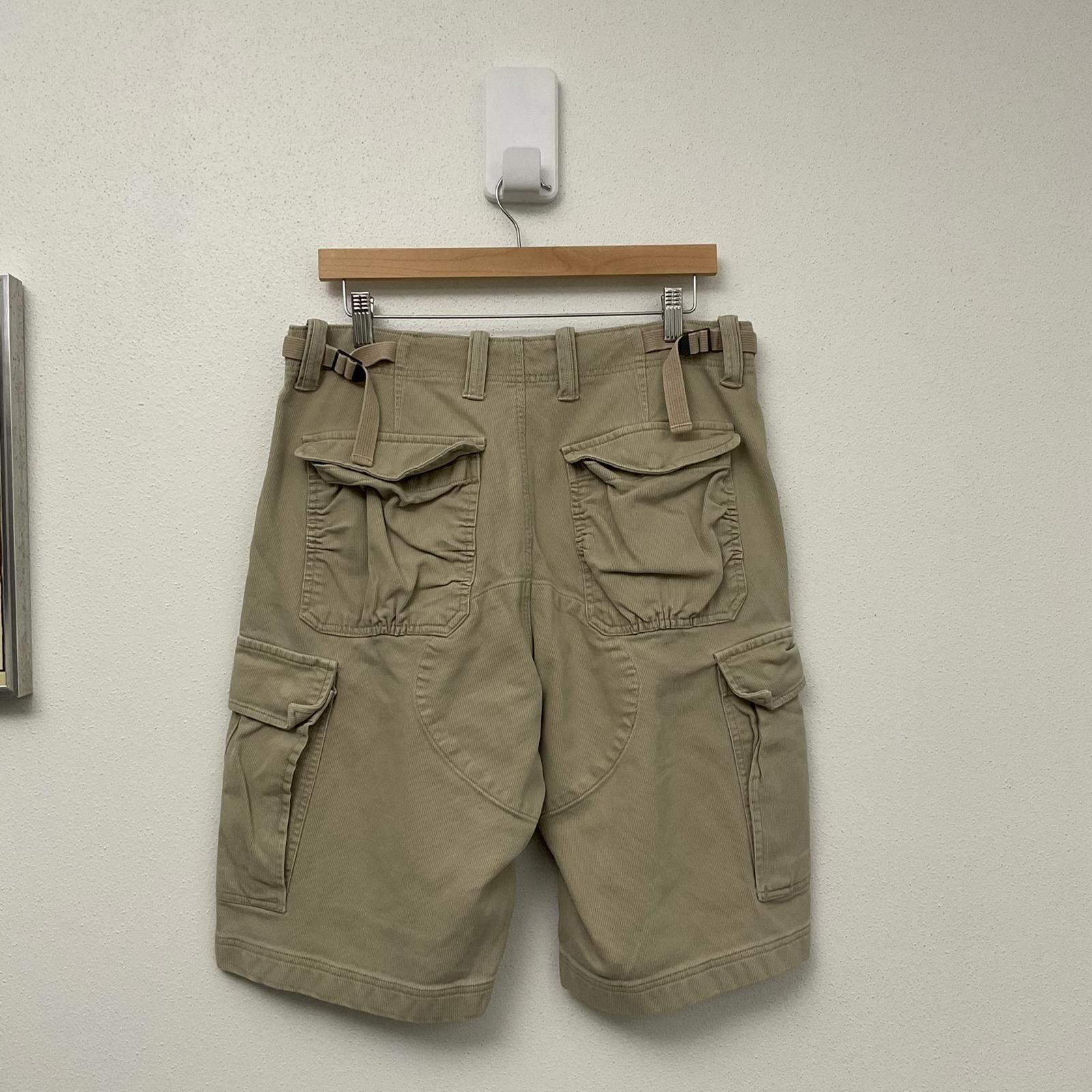 Gap vintage y2k GAP baggy long khaki corduroy cargo shorts 33 Size US 33 - 8 Thumbnail