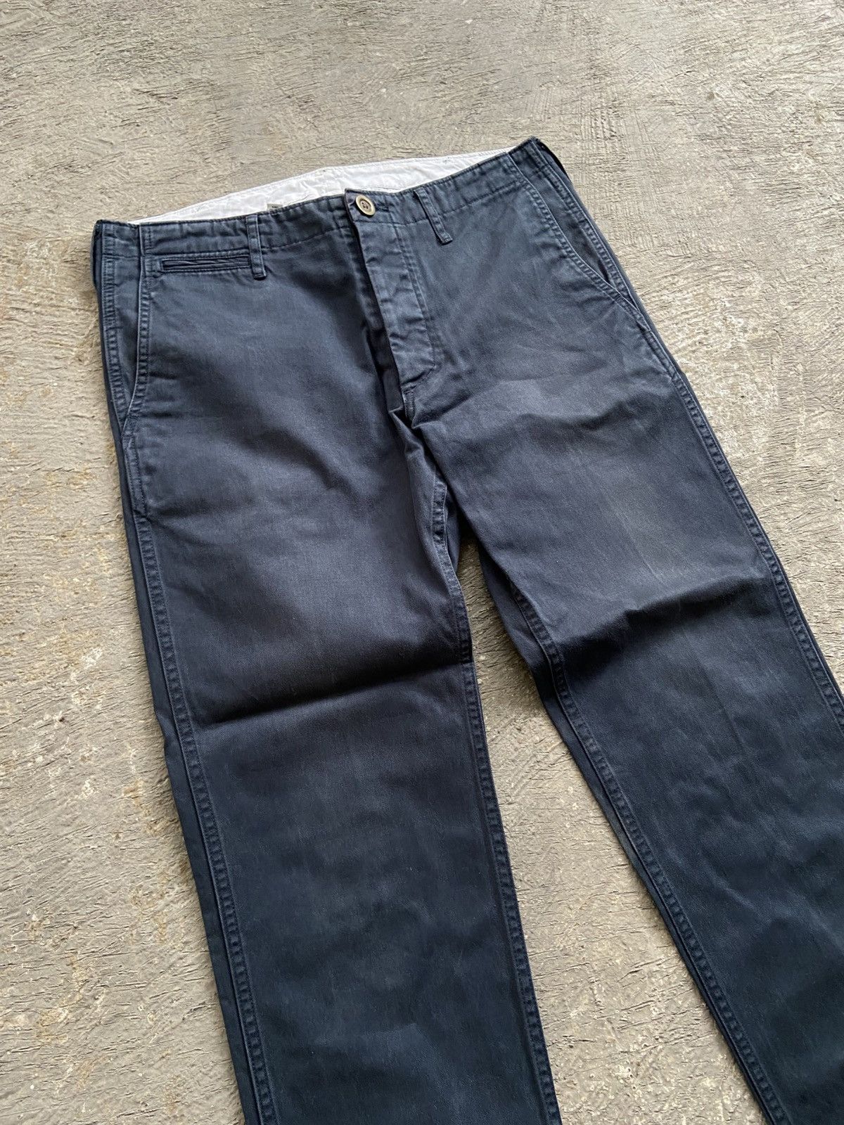 Visvim SS12 Visvim - Chinos Pants Size 2 Navy Made in Japan Size US 30 / EU 46 - 2 Thumbnail