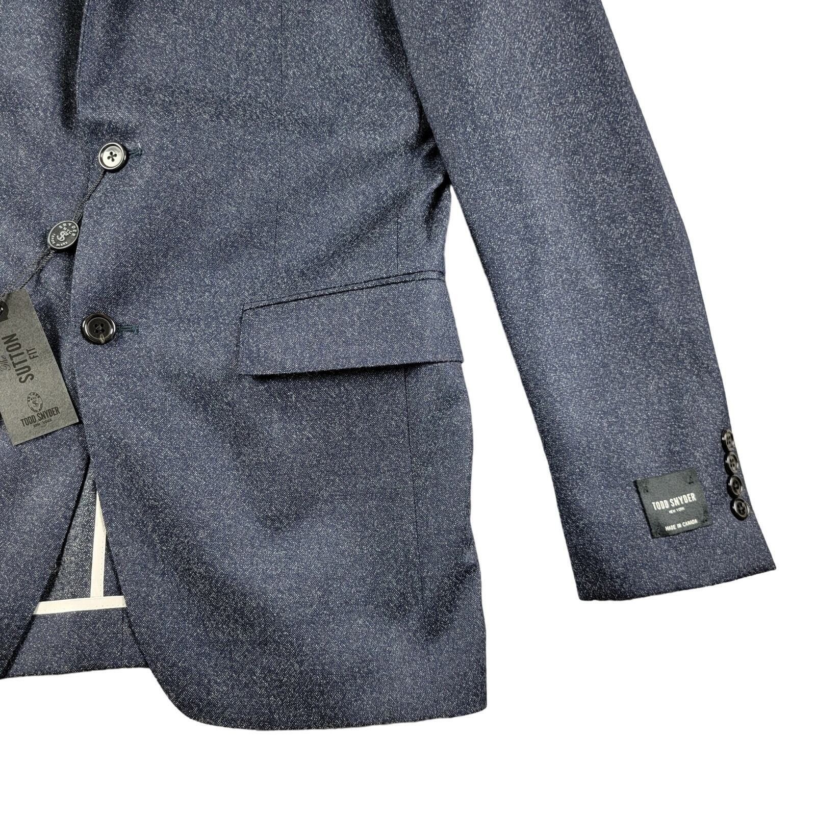 Todd Snyder Todd Snyder The Sutton Fit Wool Sport Coat Blazer Size 36R - 4 Thumbnail