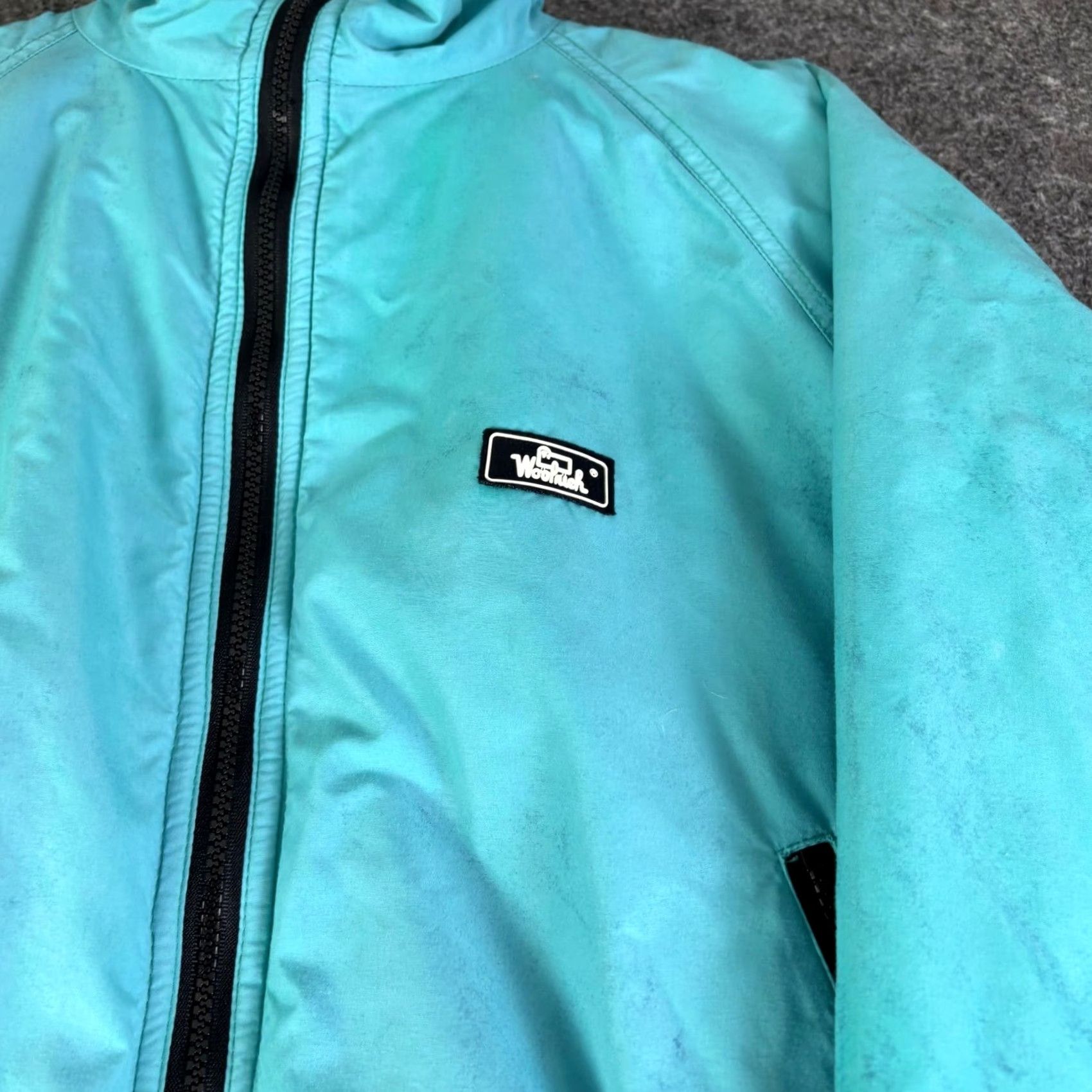 Vintage VINTAGE The Woolrich Woman Blue Jacket Zip Up Bomber Outerwear Regular Short Size M / US 6-8 / IT 42-44 - 8 Thumbnail