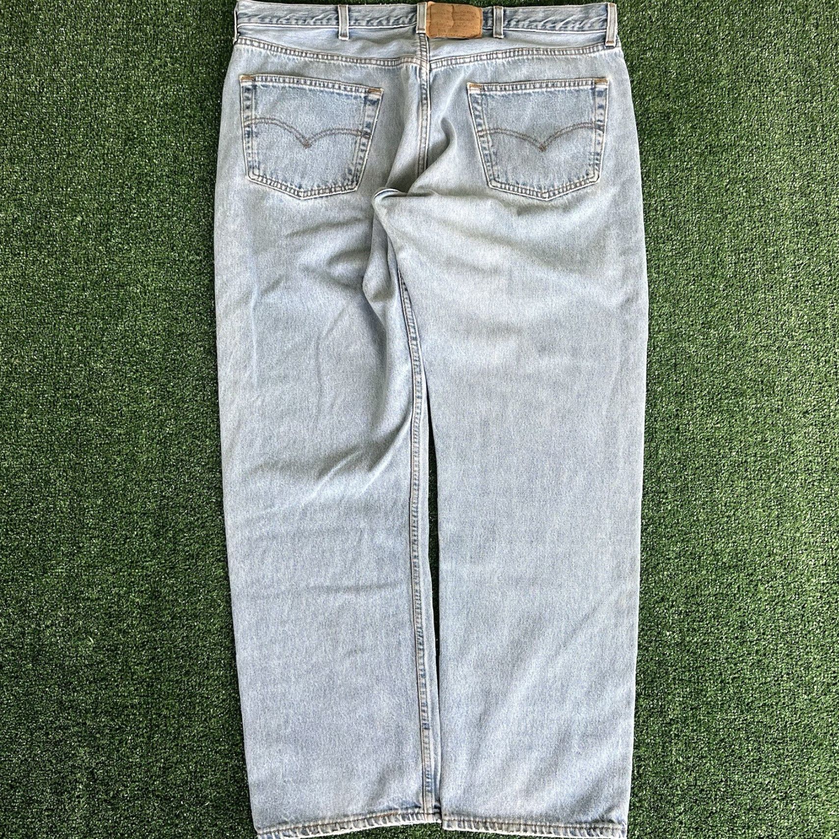 Levi's **Vintage 90s Levi's 501 Light Blue USA Button Fly Jeans 41x31"** User: Vintage 90s Levi's 501 Light Blue USA Button Fly Jeans 41x31" Size US 41 - 2 Thumbnail