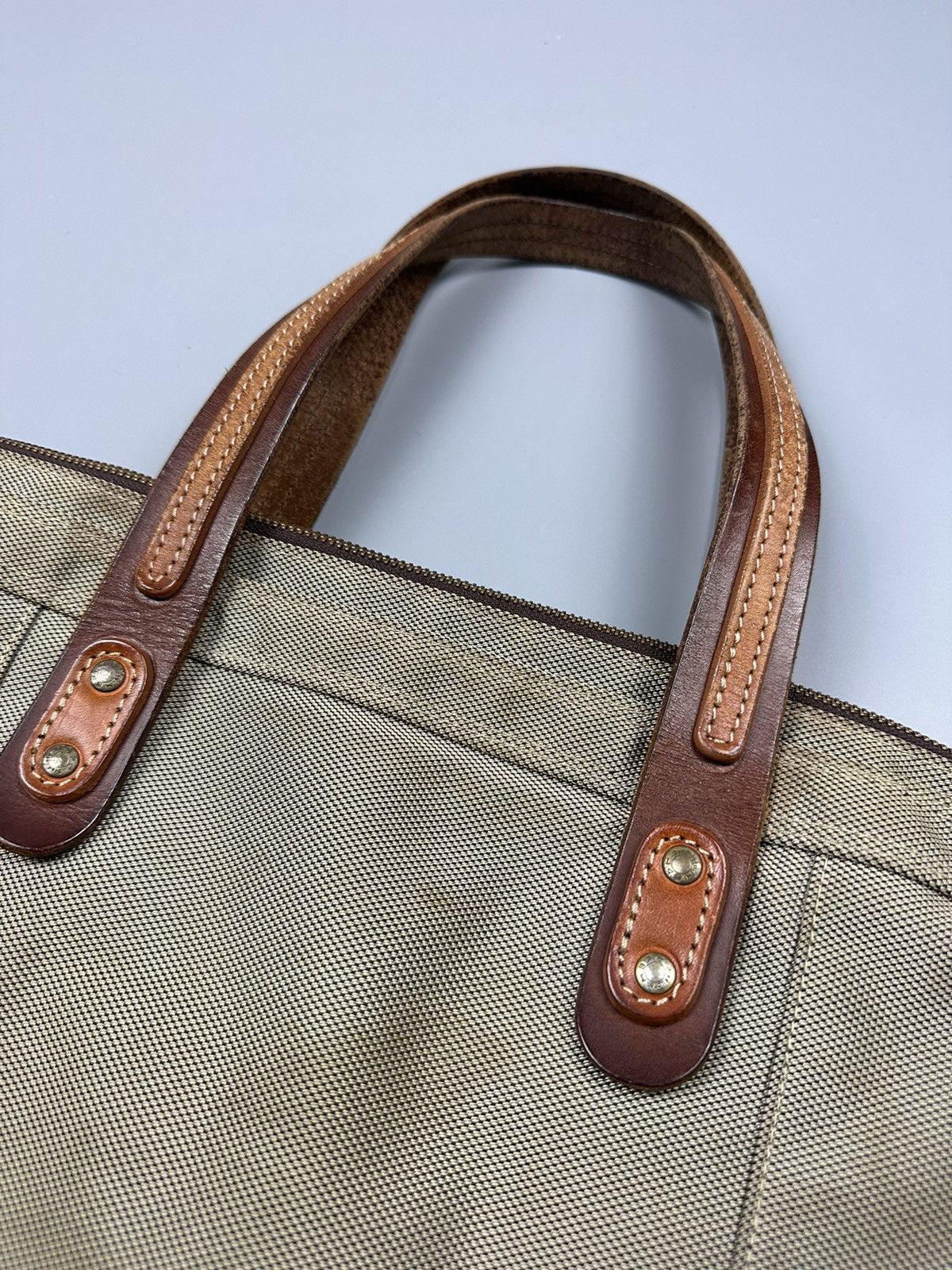 Leather × MasterPiece Vintage Masterpiece Chef Doeuvre Leather Tote Bag Size ONE SIZE - 5 Thumbnail