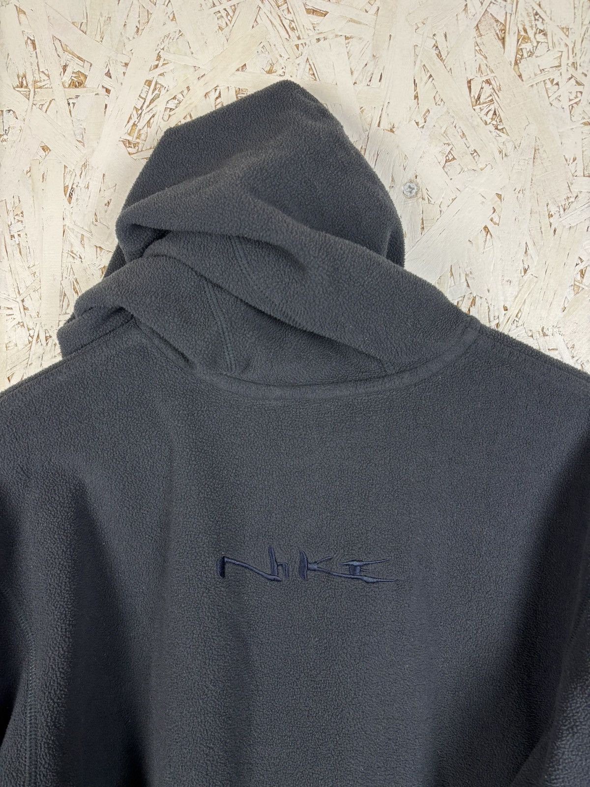 Nike 00s Nike Fleece Ninja Hood 1/4 Zip Logo Hoodie Grey M Size US M / EU 48-50 / 2 - 7 Thumbnail