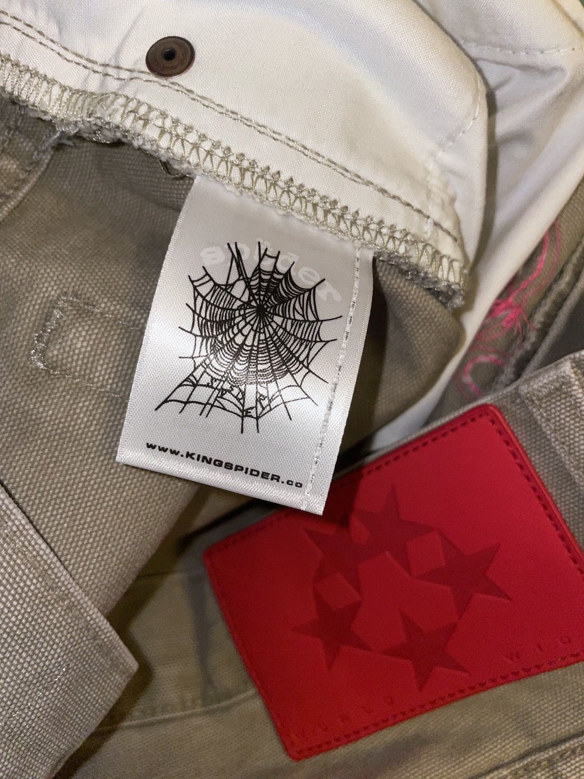 Designer × Sp5der SP5DER CANVAS WORK PANT - Tan / 34 Size US 34 / EU 50 - 5 Thumbnail