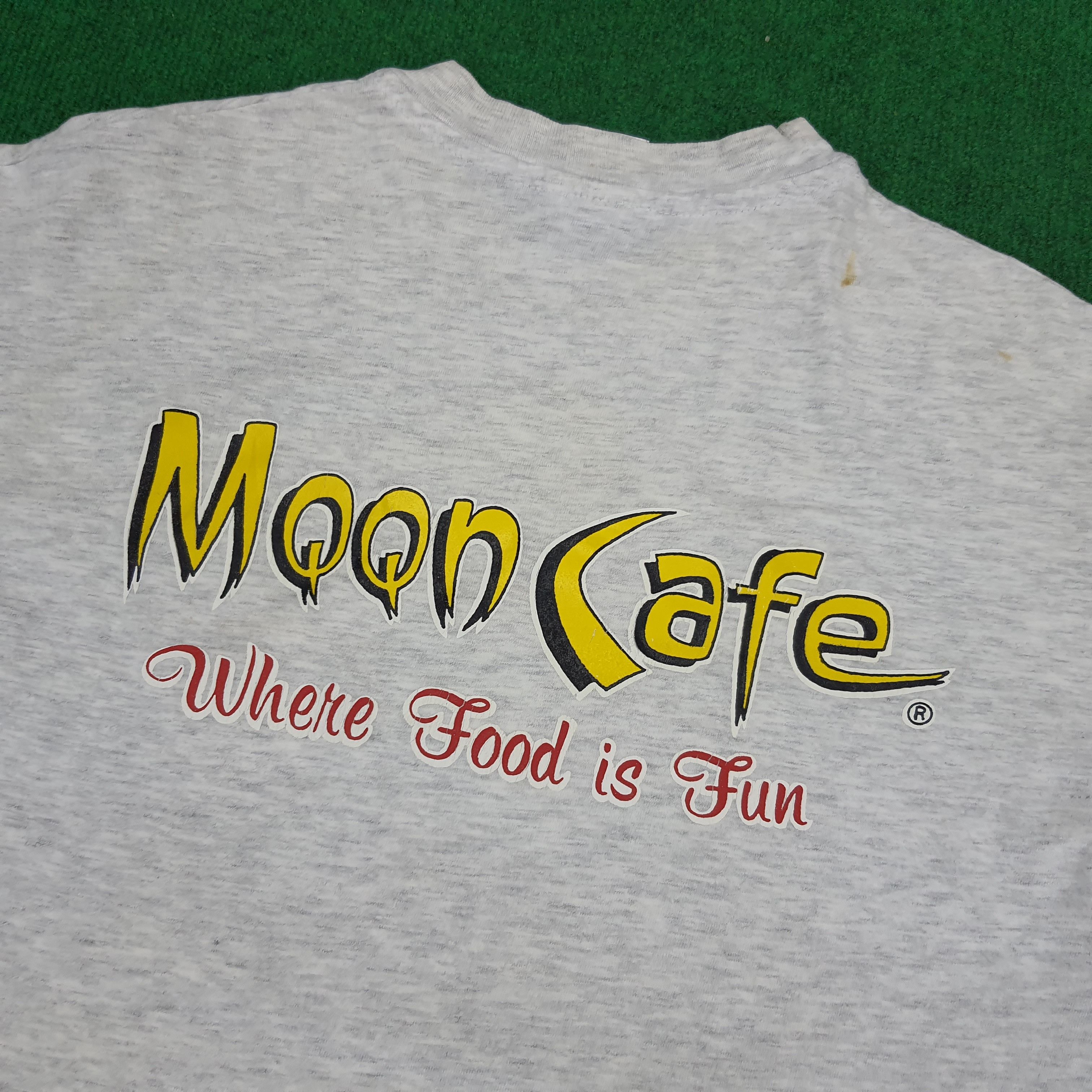Vintage Vintage Mooneyes 90s Moon Cafe T-shirt Size US M / EU 48-50 / 2 - 5 Thumbnail