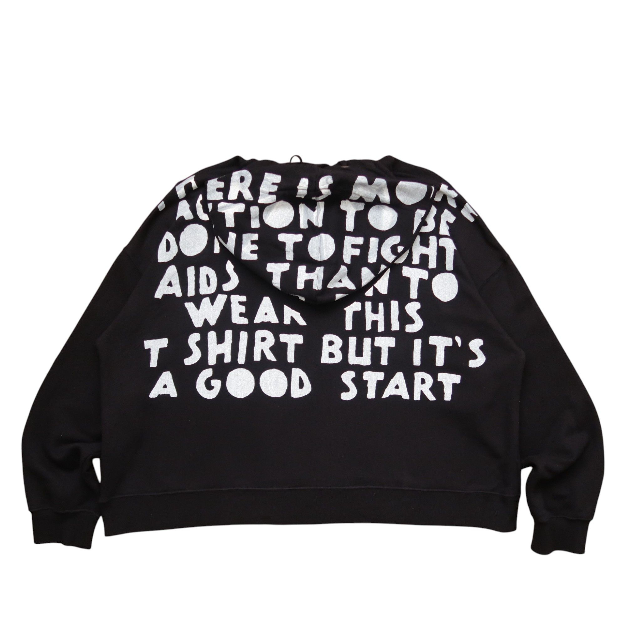 Maison Margiela Runaway SS 2019 Aids Awareness Oversized Hoodie Size US S / EU 44-46 / 1 - 1 Thumbnail