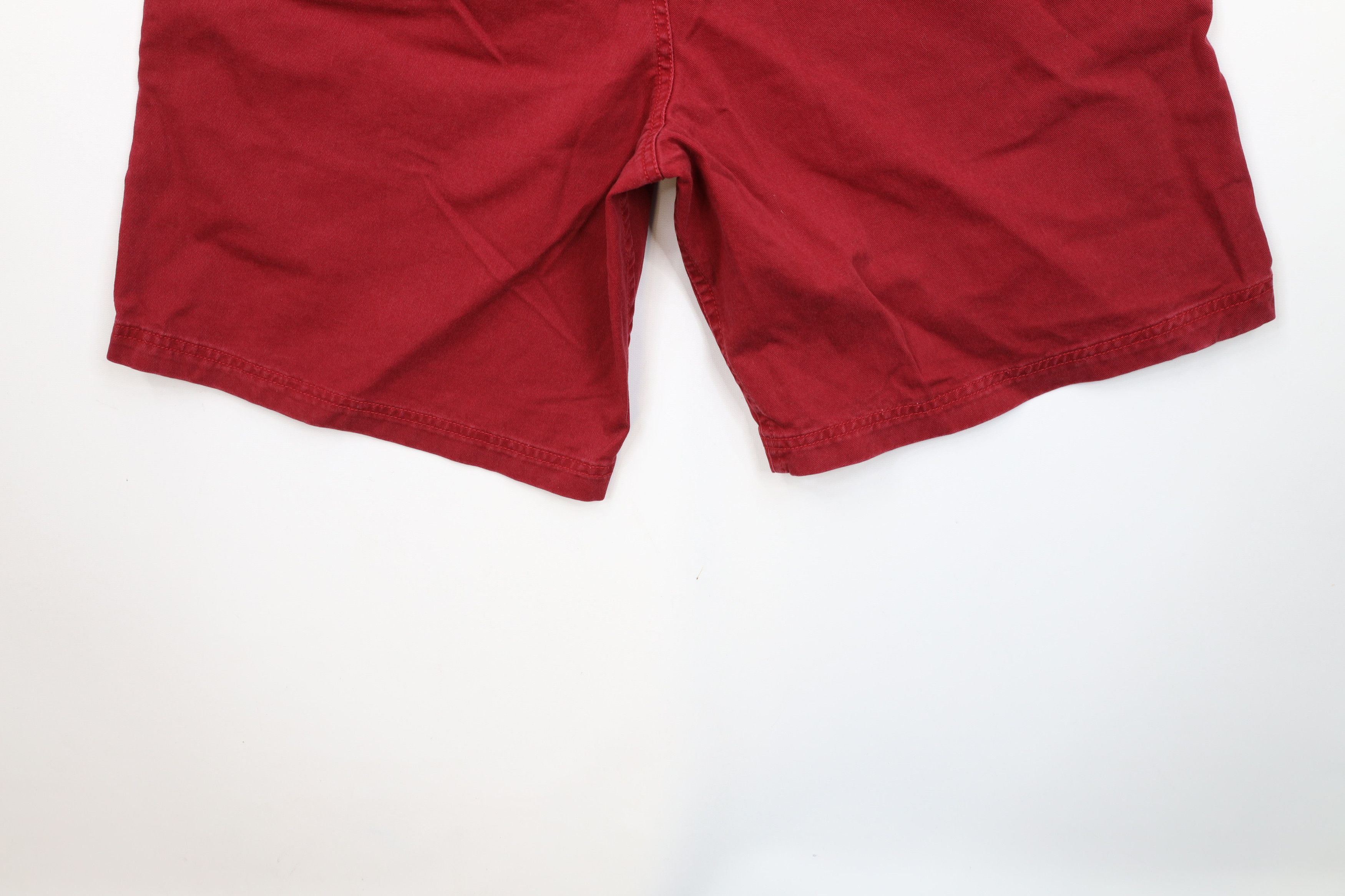 Vintage Vintage 90s Streetwear Striped Above Knee Shorts Cotton Red Size US 32 / EU 48 - 11 Thumbnail