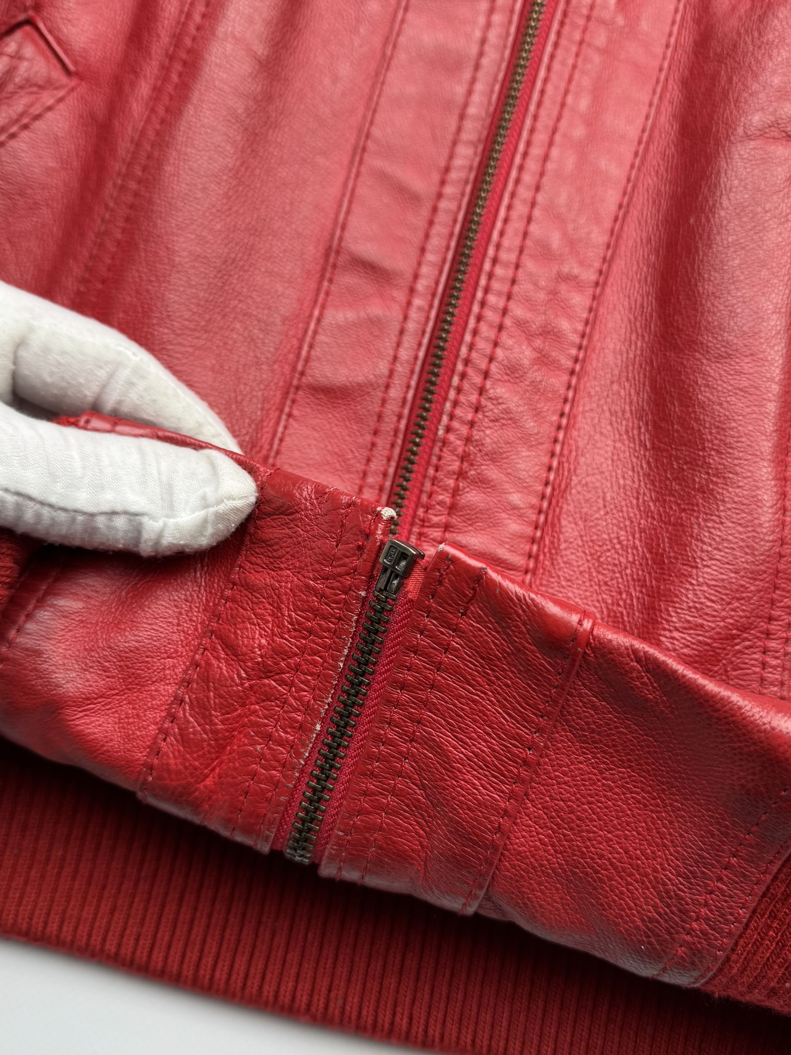 Vintage Vintage Leather Jacket B111(V270)E2 Size L / US 10 / IT 46 - 9 Thumbnail