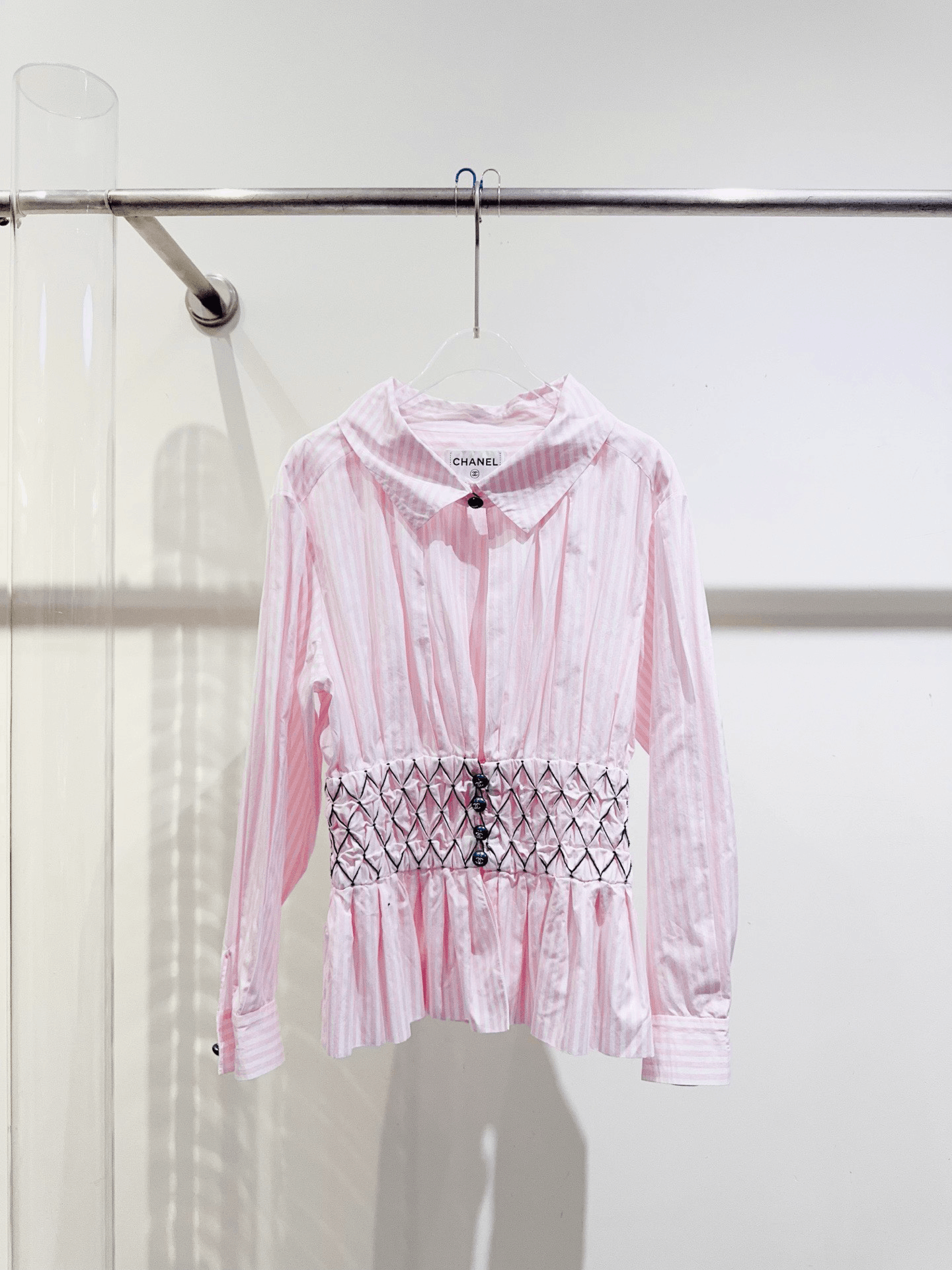 Chanel Chanel Women's Pink Shirt Size XXS / US 00 / IT 34 - 1 Thumbnail