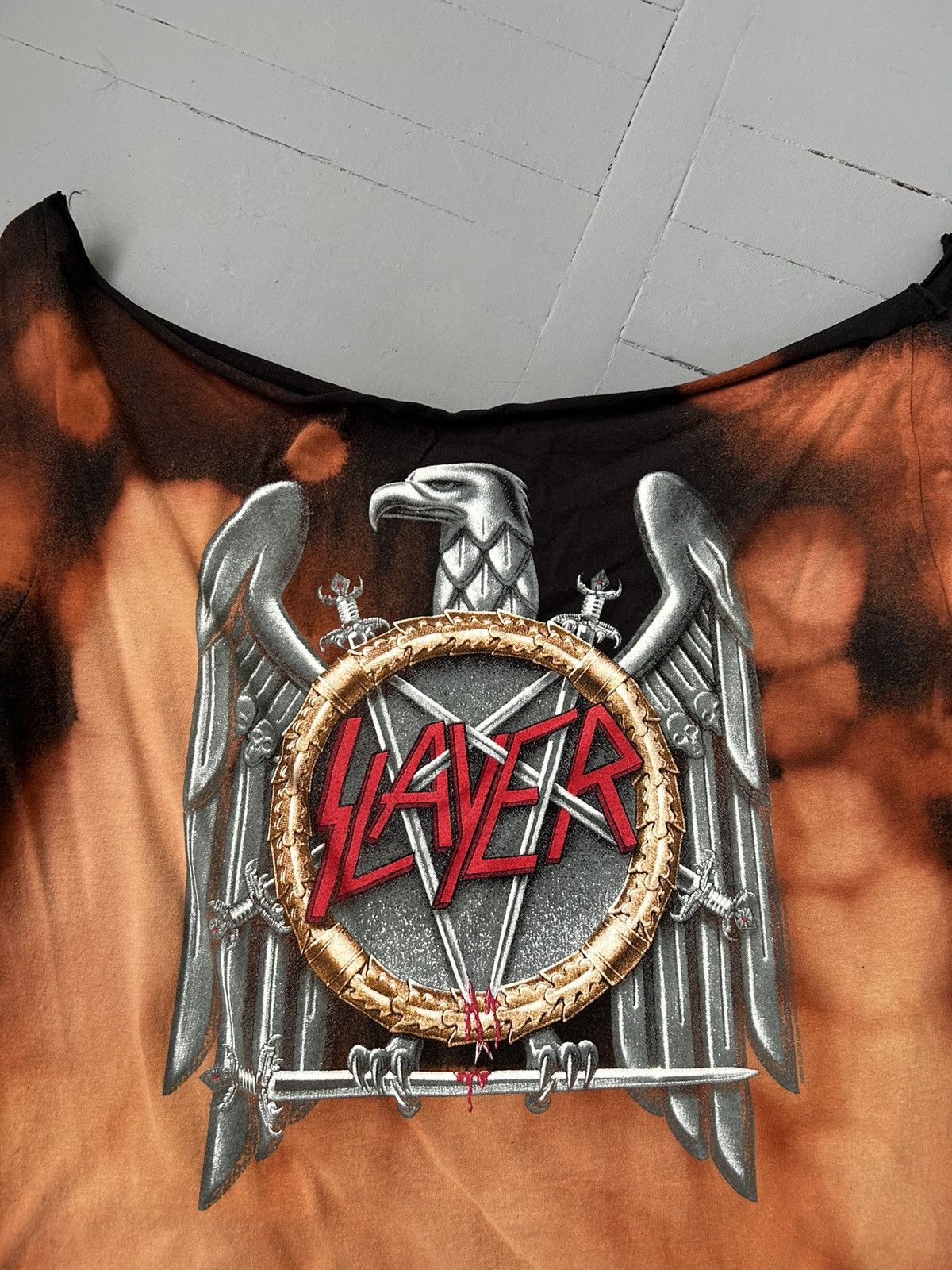 Band Tees Slayer vintage T-shirt oversized Size US L / EU 52-54 / 3 - 4 Thumbnail