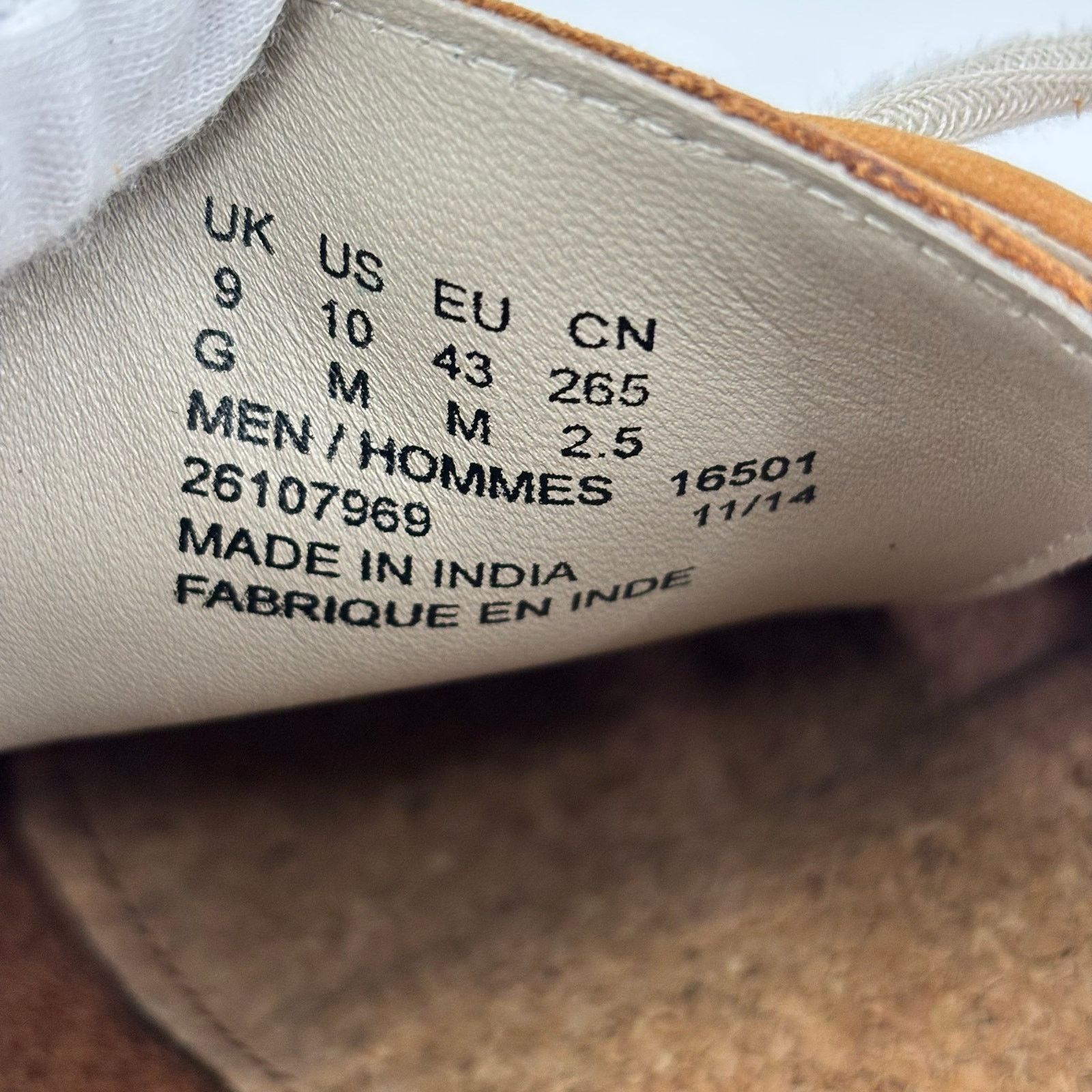 Clarks Clarks Farli Walk Mens Sz 10 Casual Tan Leather C&J Ltd TOR Size US 10 / EU 43 - 2 Thumbnail