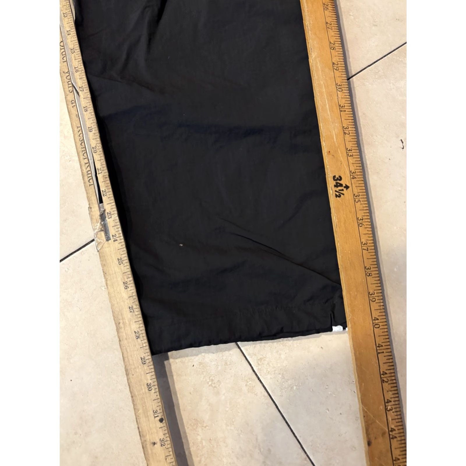 Adidas Adidas Originals Track Pants Mens XL Black Cargo Side Stripe Elastic Waist Size US 36 / EU 52 - 6 Thumbnail