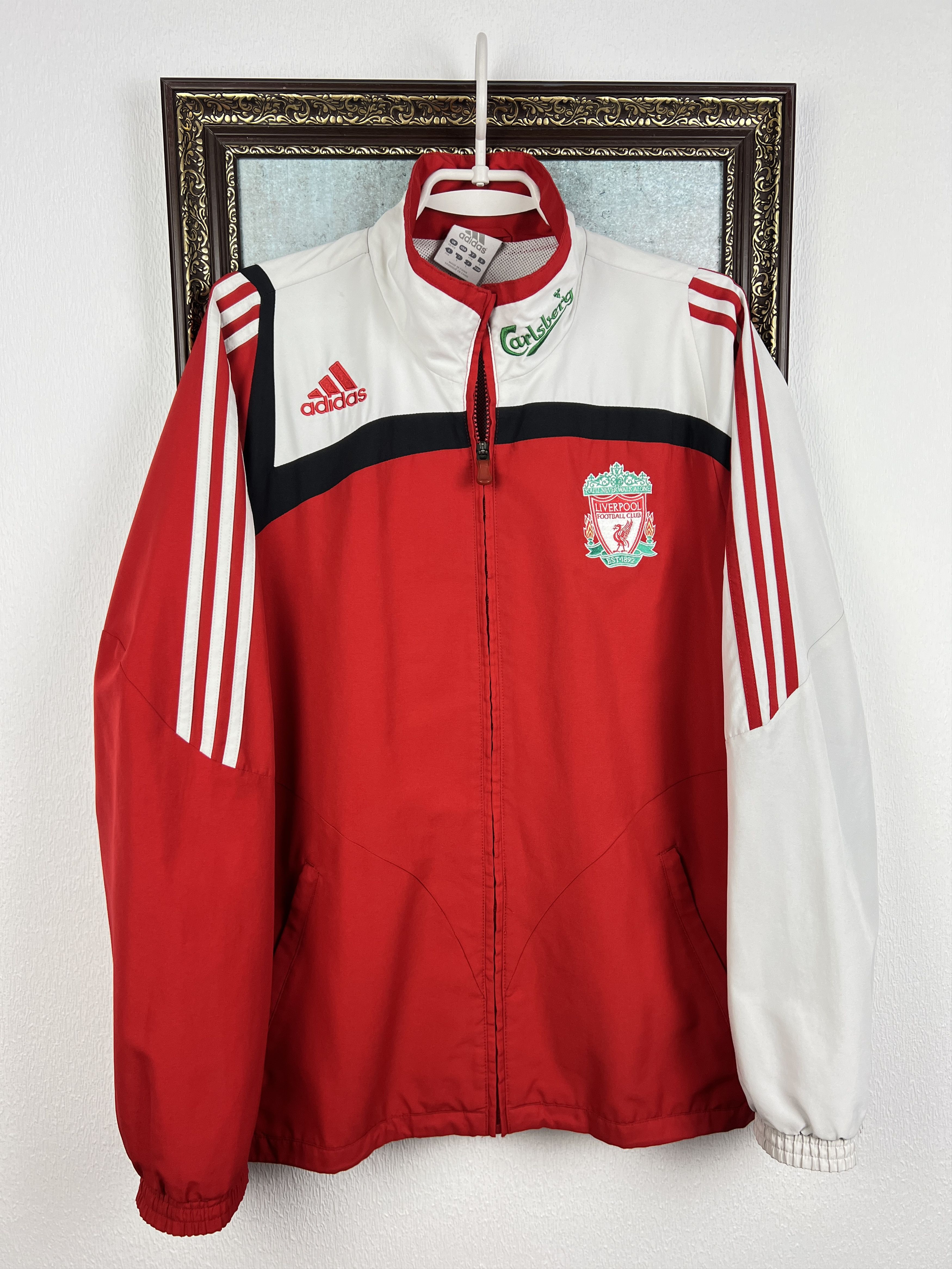 Adidas Vintage Liverpool Football Jacket Soccer Track Top Rare Size US M / EU 48-50 / 2 - 1 Thumbnail