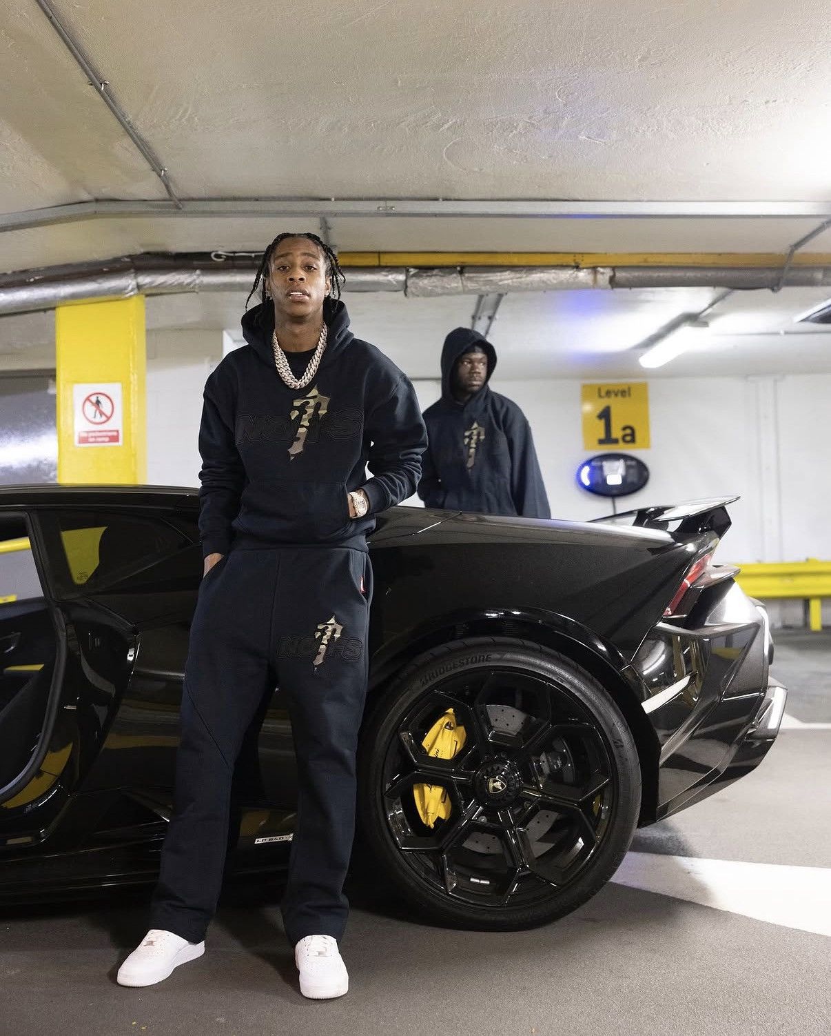 Trapstar London BLACK CAMO NOFS X TRAPSTAR HOODIE + JOGGER TRACKSUIT SET Size US M / EU 48-50 / 2 - 1 Thumbnail