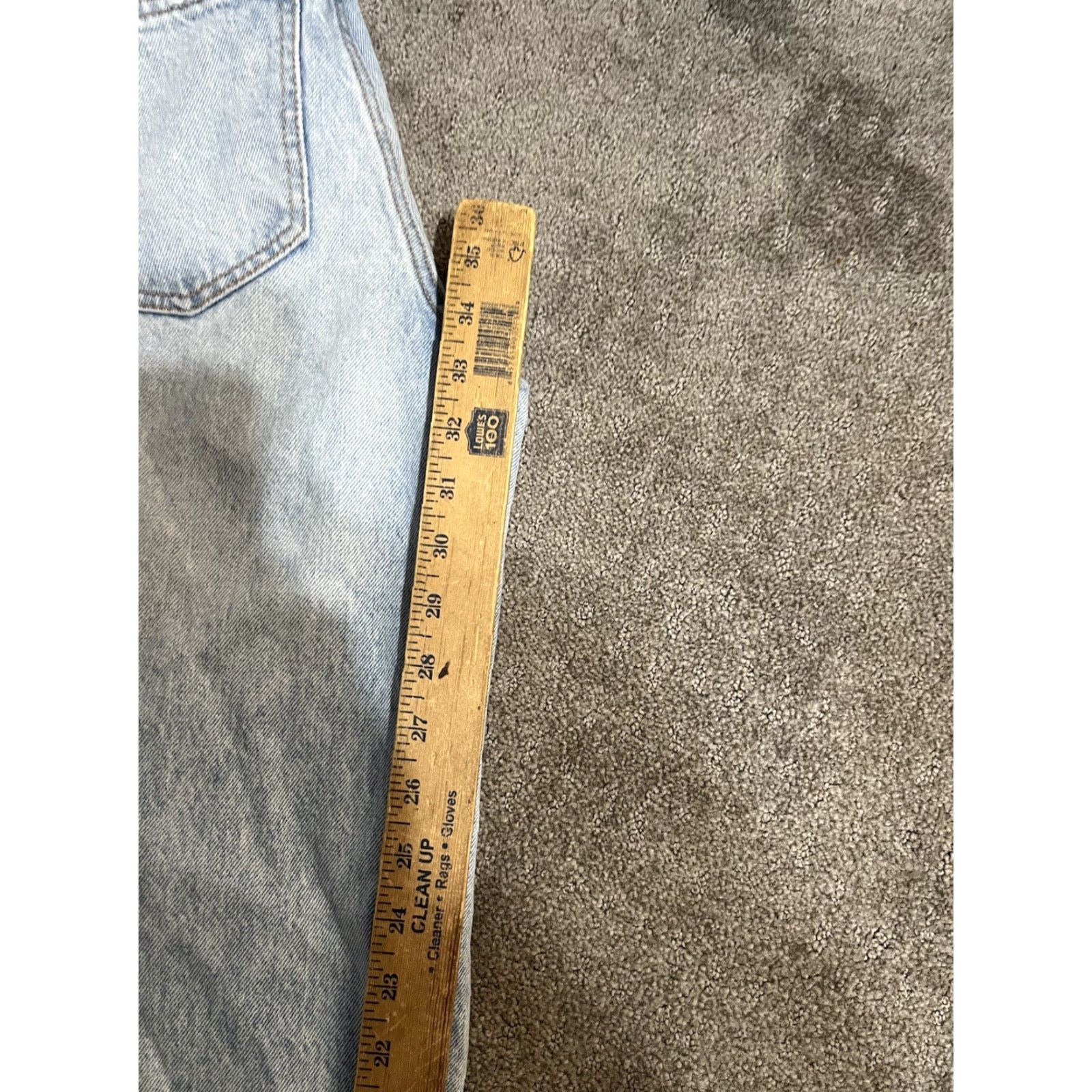 Zara Zara Jeans Womens 0 Light Wash Denim Straight Leg Distressed Jeans Womens 0 Light Blue Distressed Denim Straight Size 25" / US 0 / IT 36 - 6 Thumbnail