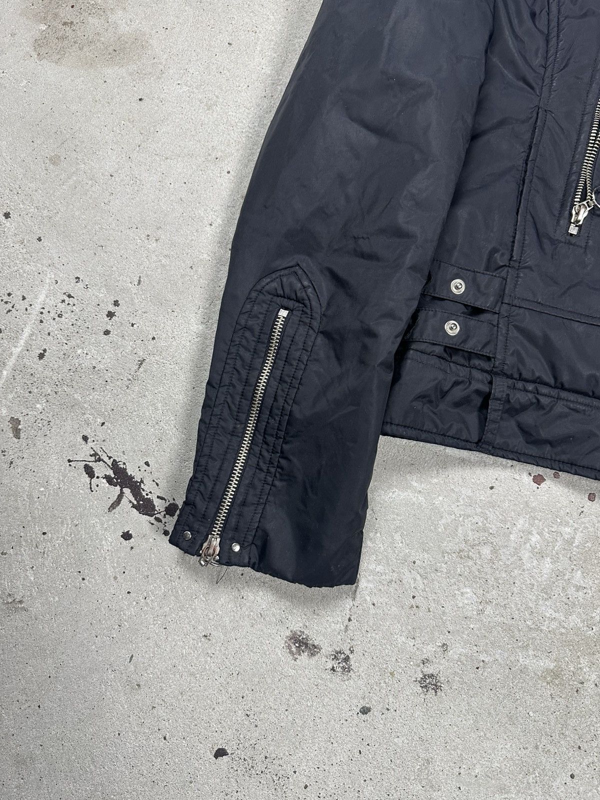 If Six Was Nine Vintage Y2K Black Moto Biker Style Multi Zip Jacket Size US S / EU 44-46 / 1 - 4 Thumbnail
