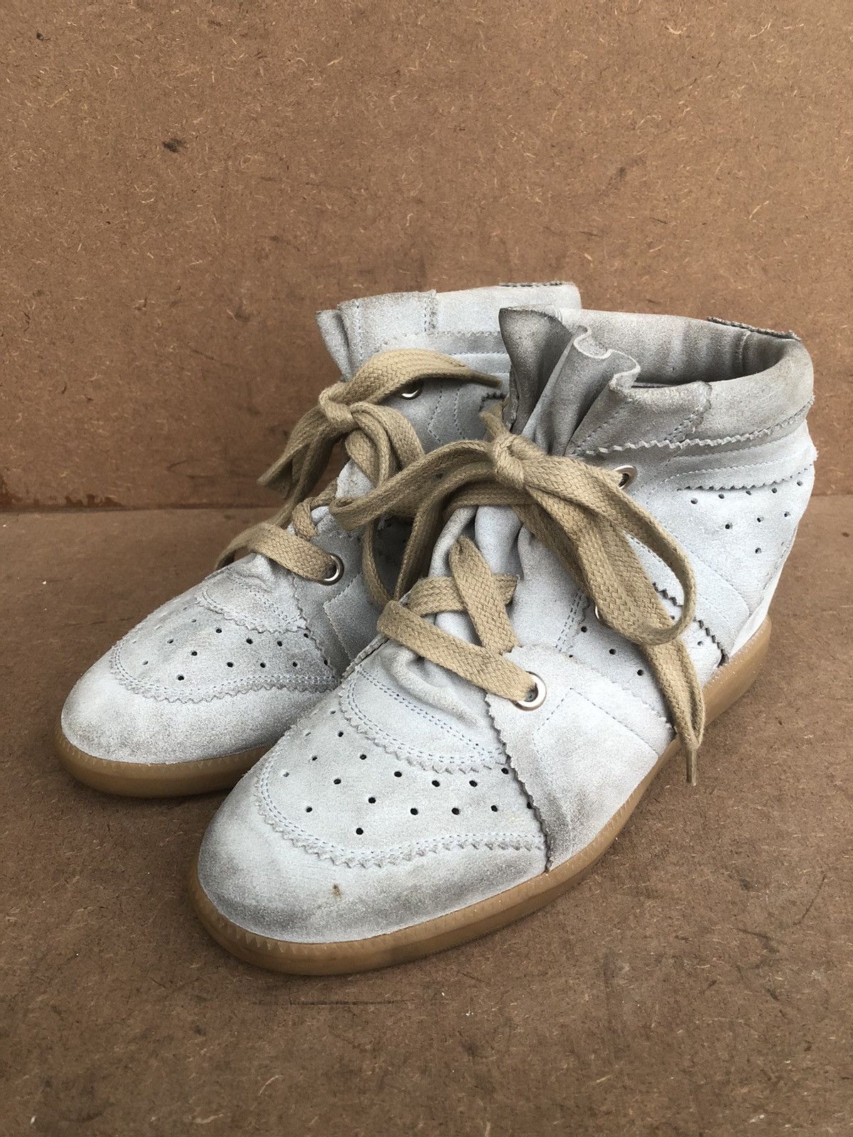 Isabel Marant Isabel Marant Wedge Blue Suede Size 39 UK6 US9 Size US 9 / IT 39 - 1 Thumbnail