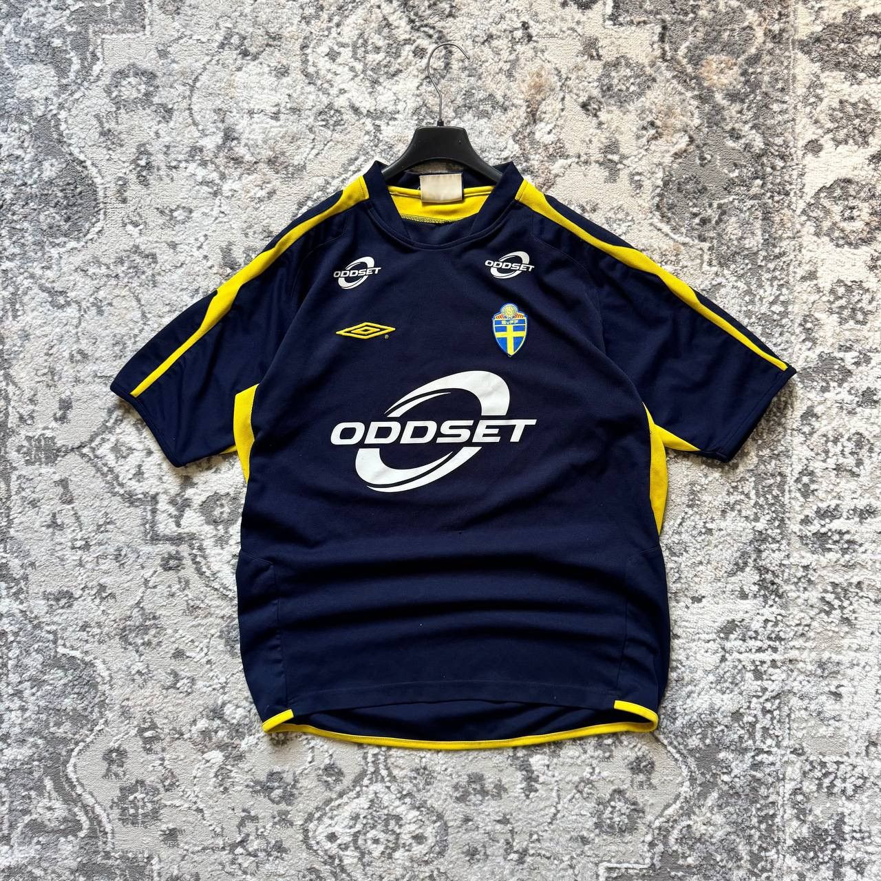 Umbro Vintage 2003 Umbro Sweden Soccer Retro Blokecore Jersey Size US L / EU 52-54 / 3 - 1 Thumbnail