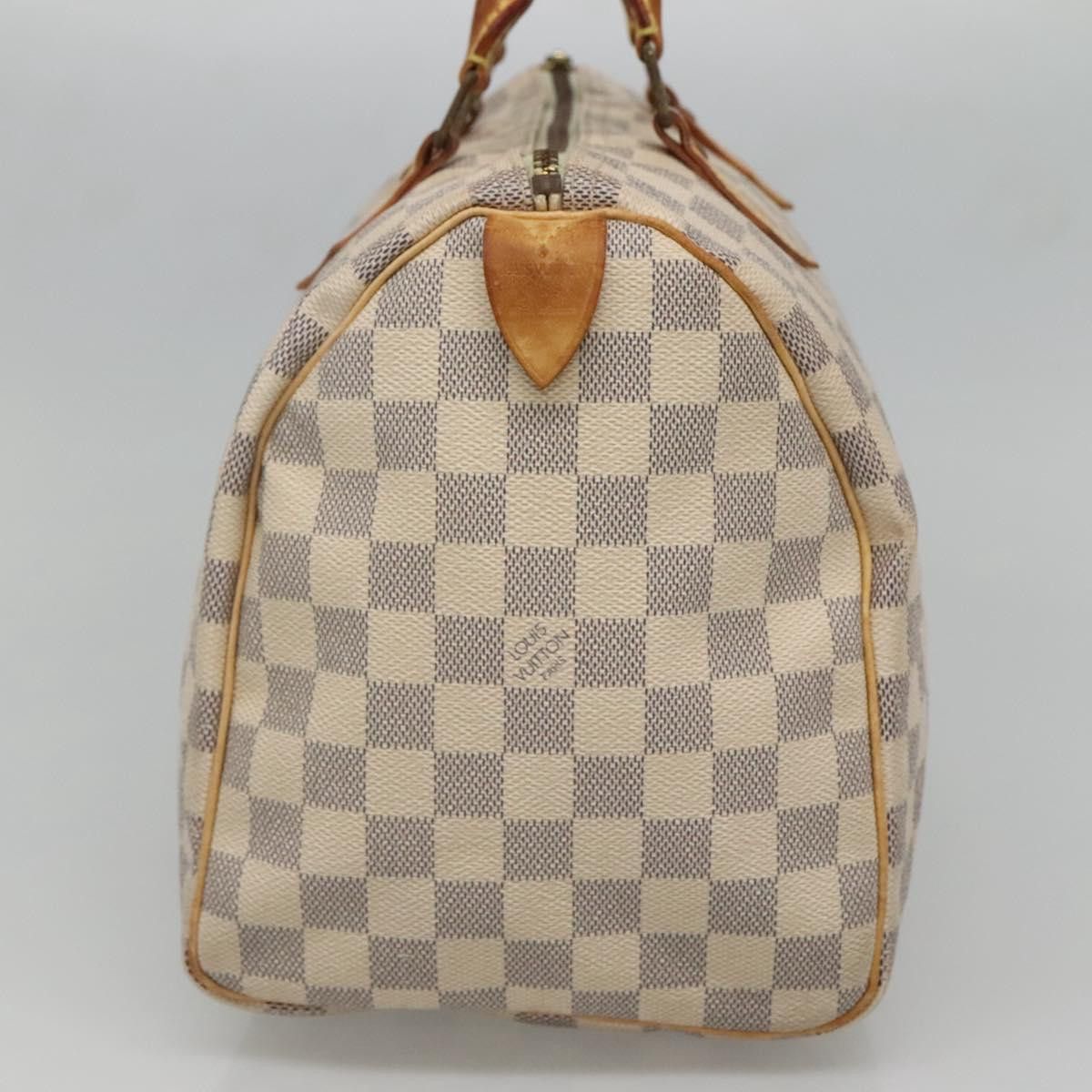 Louis Vuitton LOUIS VUITTON Damier Azur Speedy 30 Hand Bag N41533 Size ONE SIZE - 3 Thumbnail