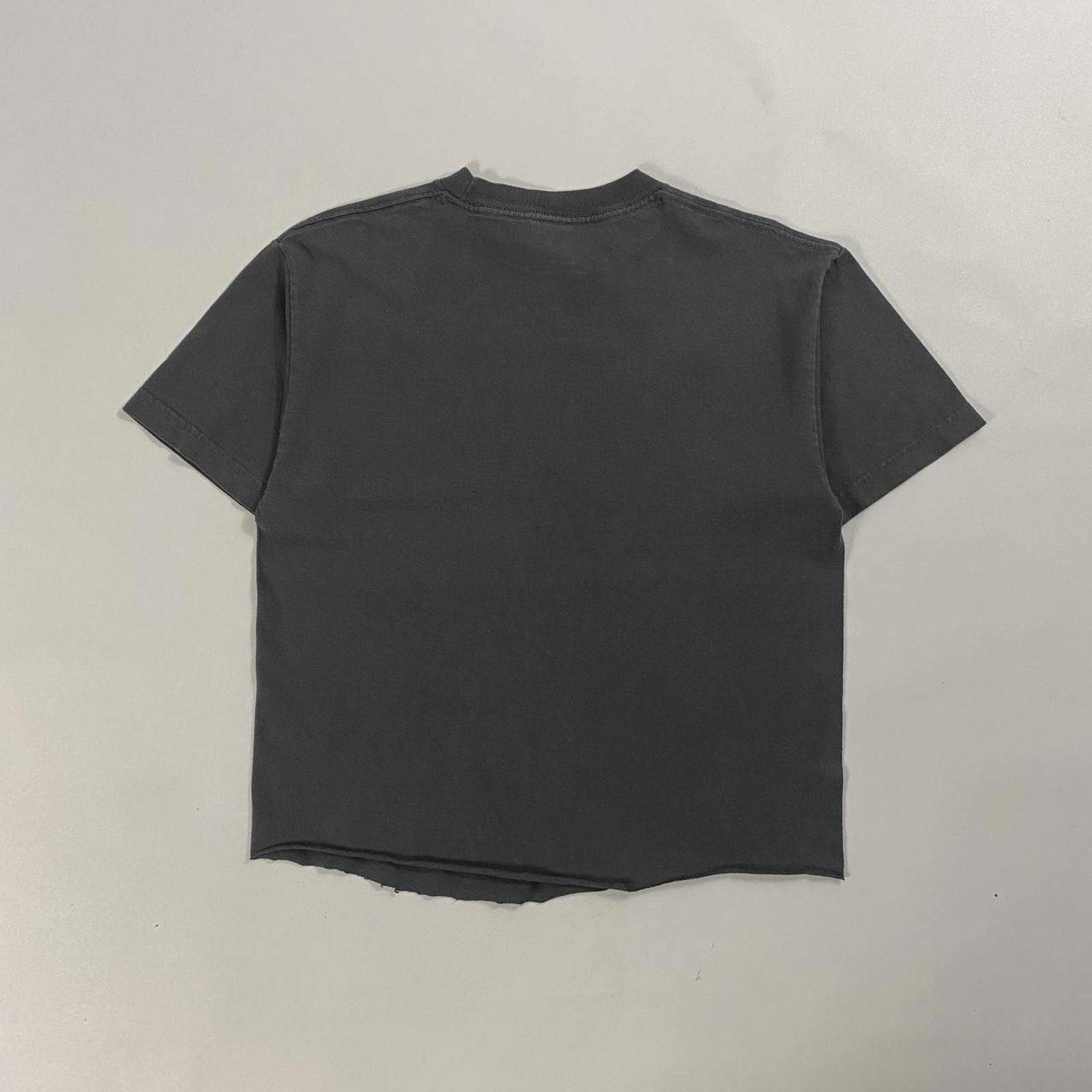 Vintage AC/DC Cropped Band Grey Tee Size M / US 6-8 / IT 42-44 - 2 Thumbnail