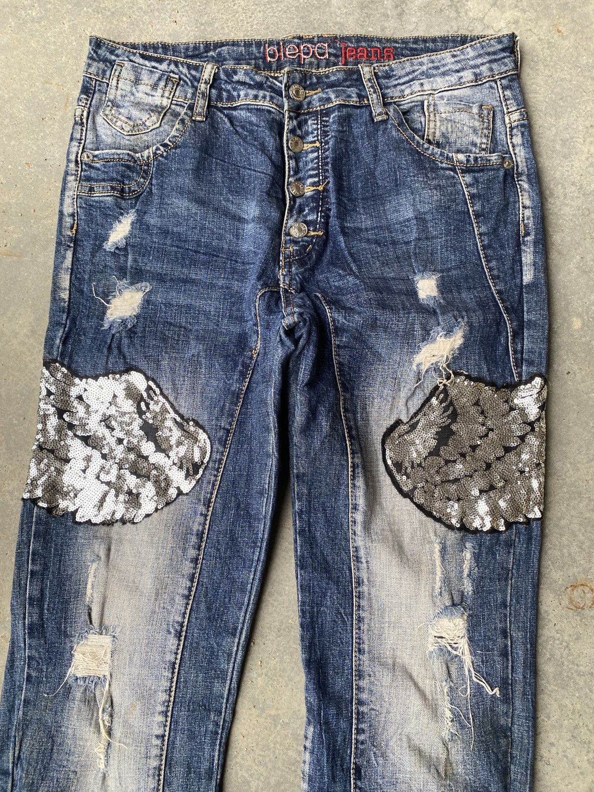 If Six Was Nine × Japanese Brand Blepa jeans rare skiny denim Size US 32 / EU 48 - 7 Thumbnail