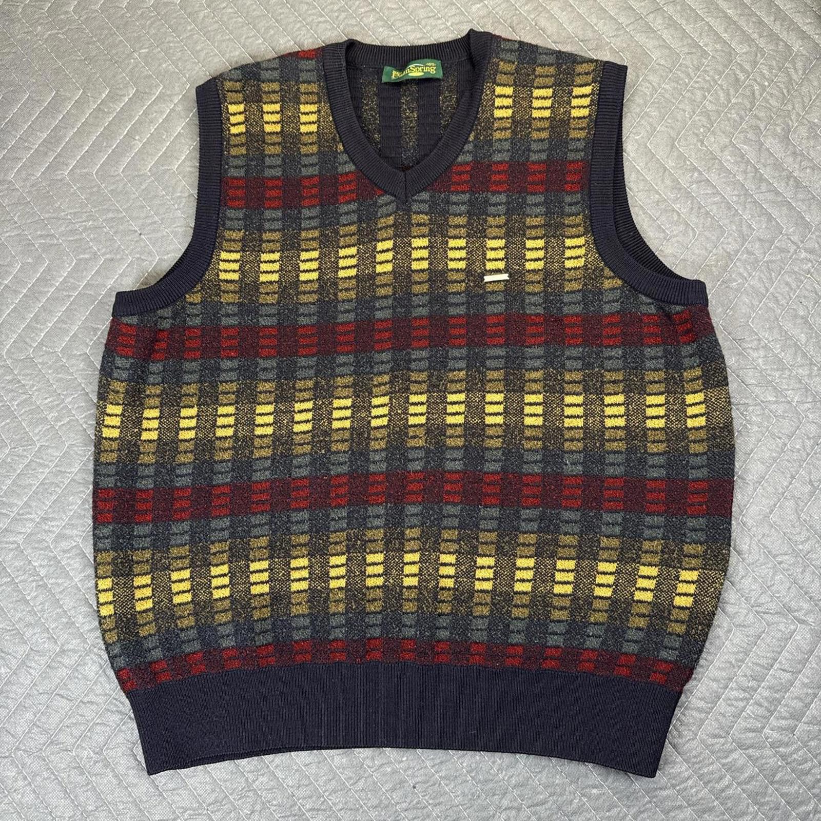 Other Vintage Palm Spring sweater vest mens medium Size US M / EU 48-50 / 2 - 2 Thumbnail
