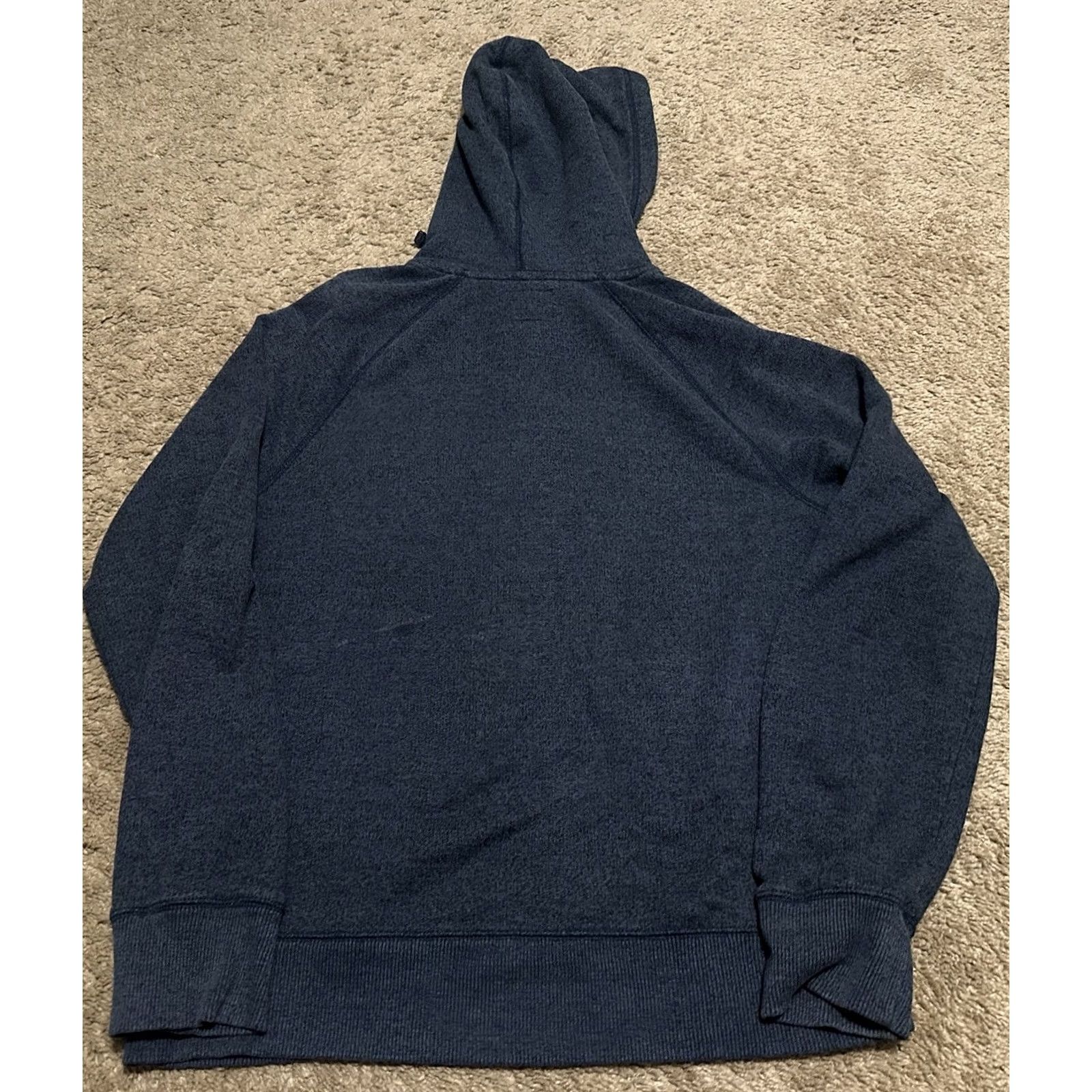 Roots Root Canada Hoodie Mens Large Athletic Graphic Print Beaver Logo Blue Pullover Hooded Sleeves Pockets Size US L / EU 52-54 / 3 - 6 Thumbnail