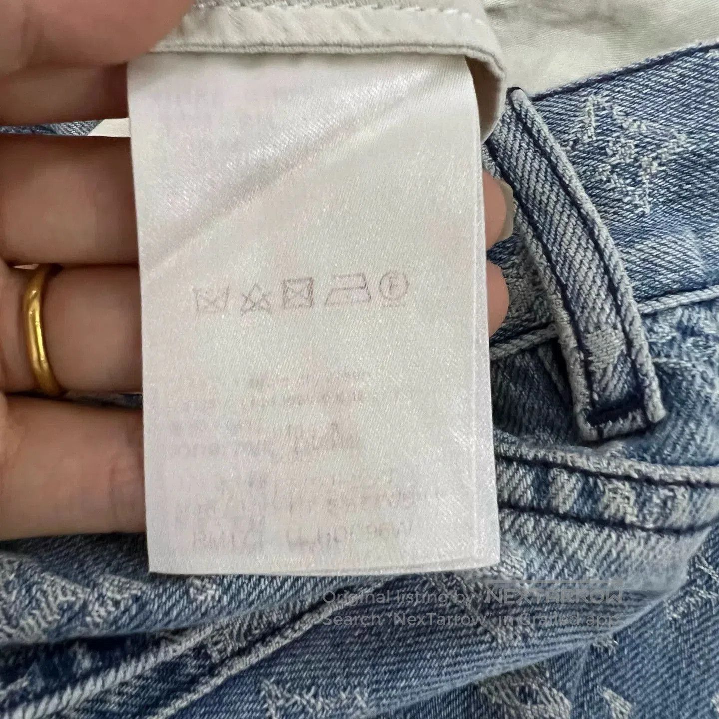 Louis Vuitton Louis Vuitton x Supreme Blue Denim Jeans. Size US 34 / EU 50 - 3 Thumbnail