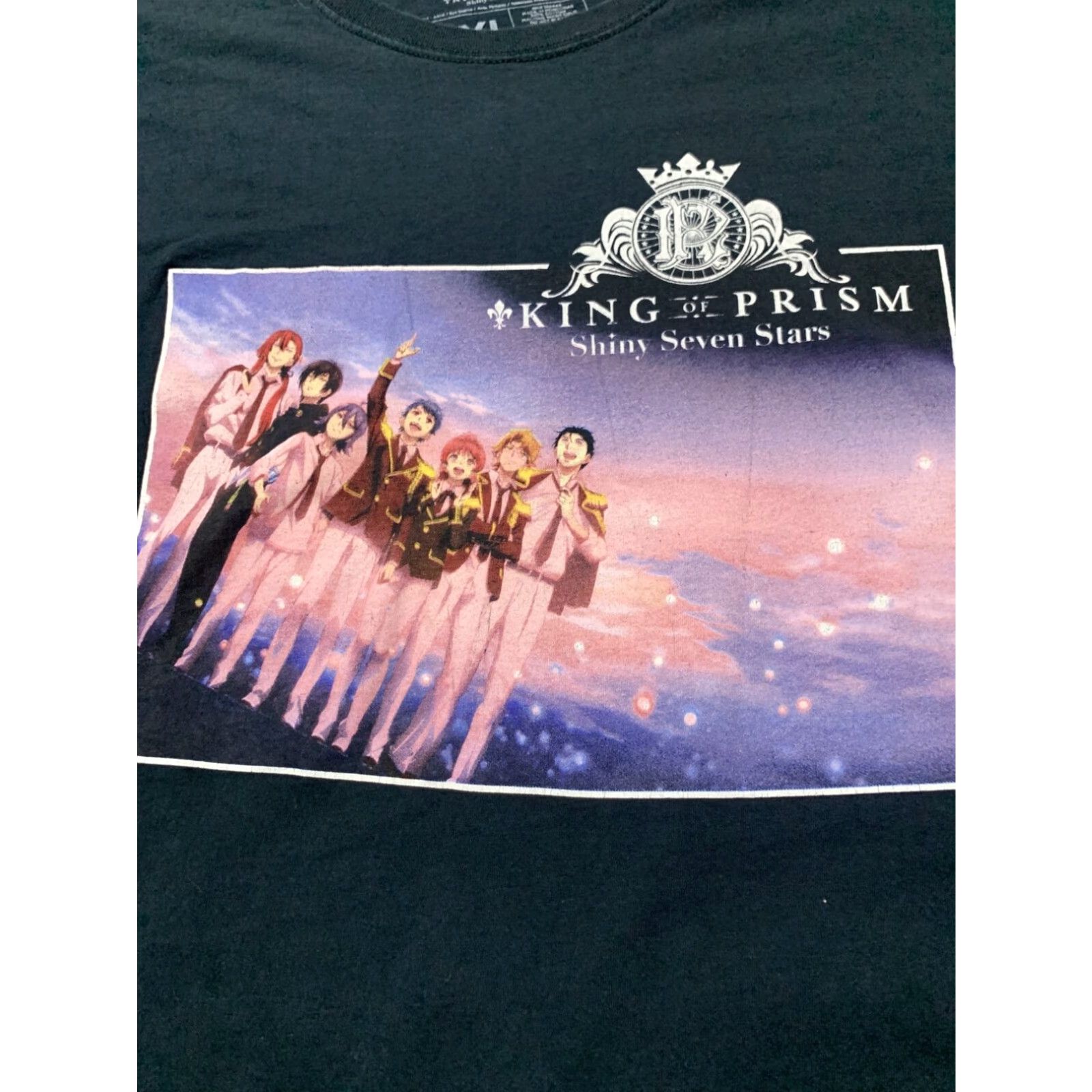 Vintage Loot Crate King Of Prism Anime Black T-Shirt 2XL Mens Size US XXL / EU 58 / 5 - 1 Thumbnail