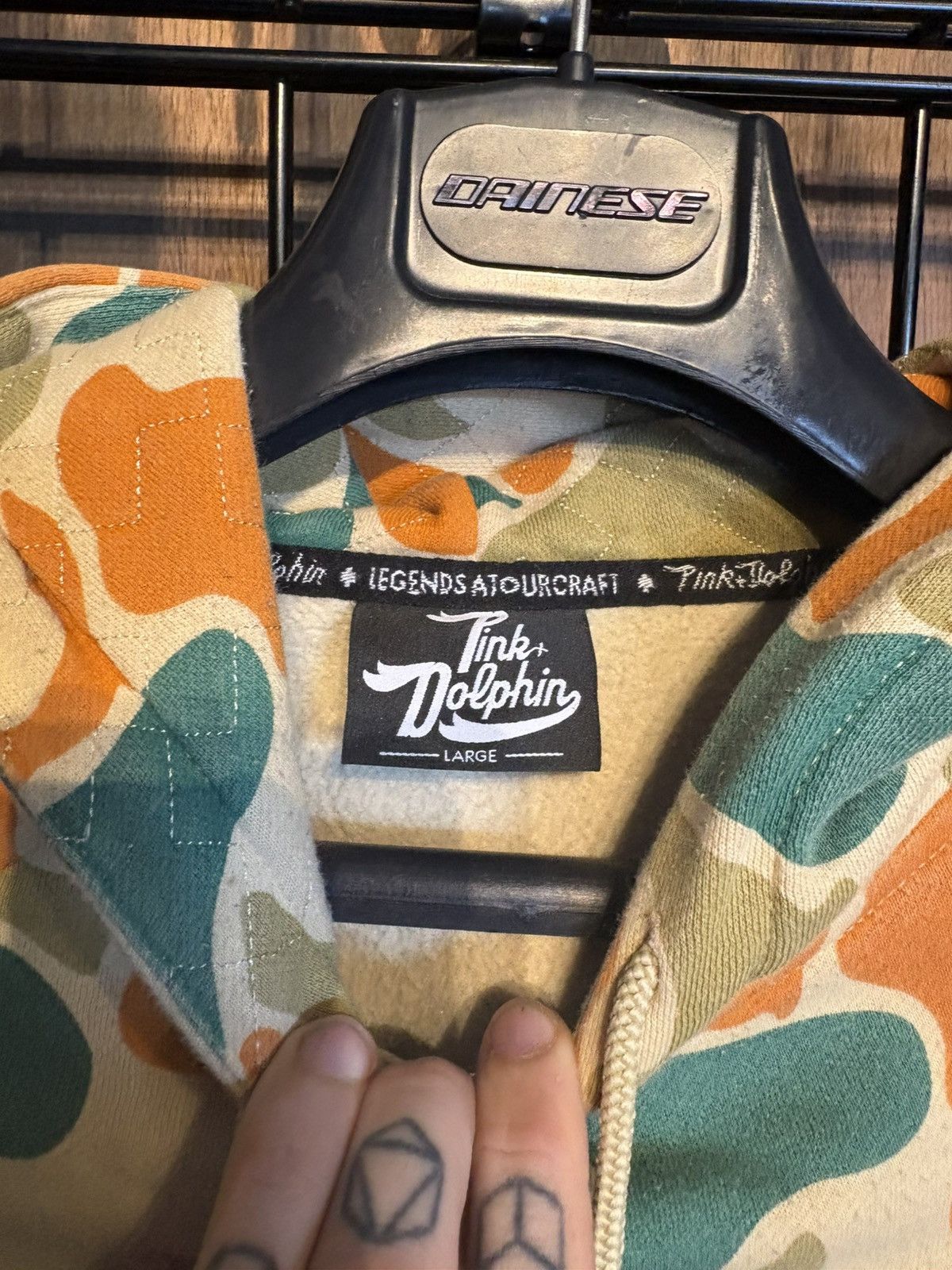 Pink Dolphin Pink Dolphin Camo Hoodie-large Size US L / EU 52-54 / 3 - 3 Thumbnail
