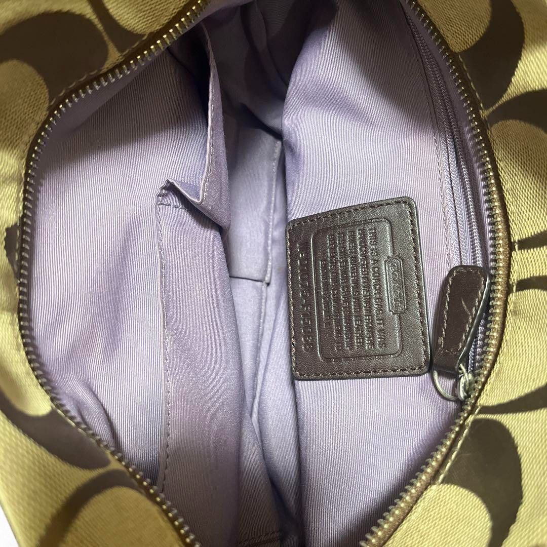 Coach Coach - Shoulder Bag Monogram Vintage Brown Beige Leather Size ONE SIZE - 2 Thumbnail