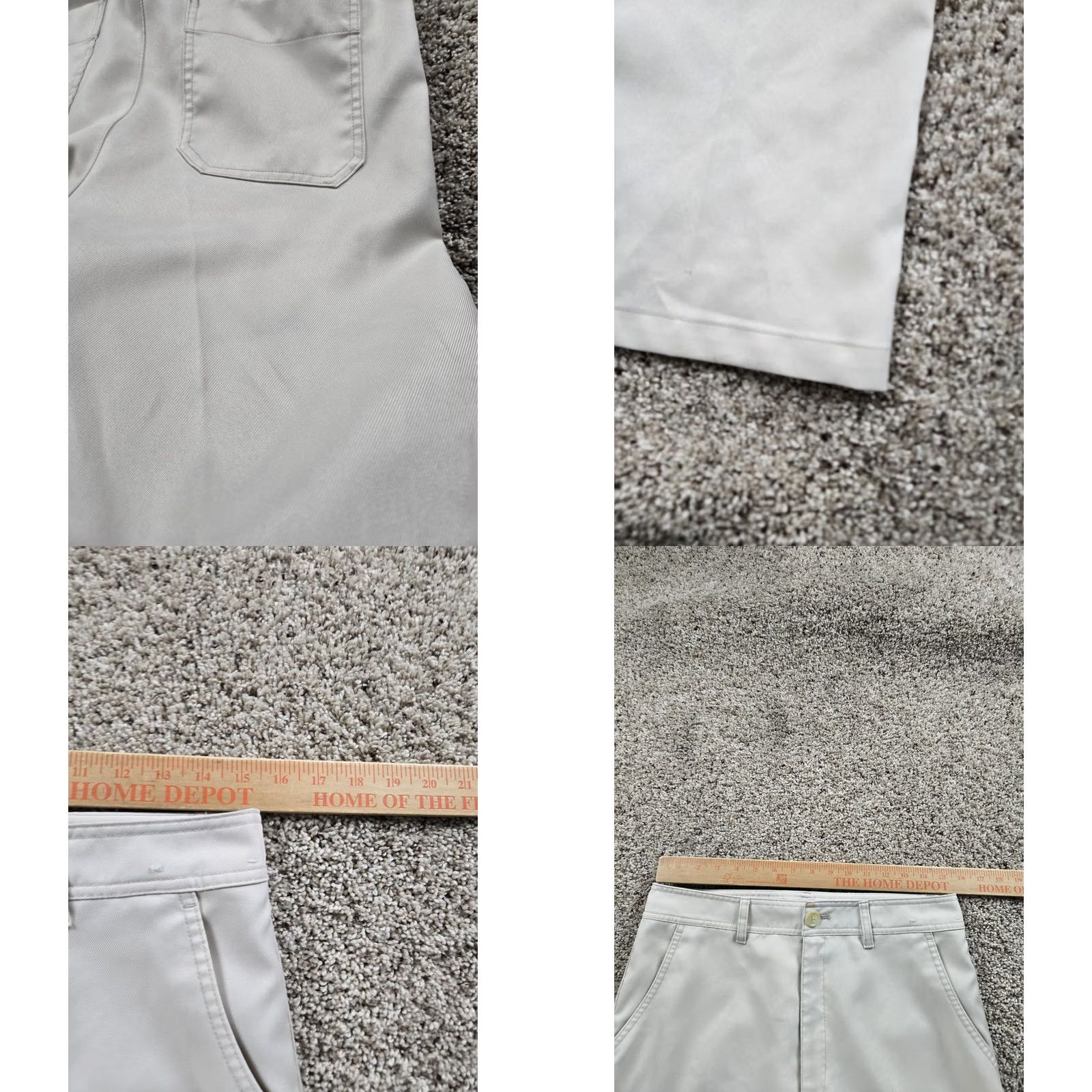 Uniqlo Uniqlo U Chino Pants Womens 8 Beige Wide Leg Twill High Rise 30X32 Pants Size 30" / US 8 / IT 44 - 8 Thumbnail