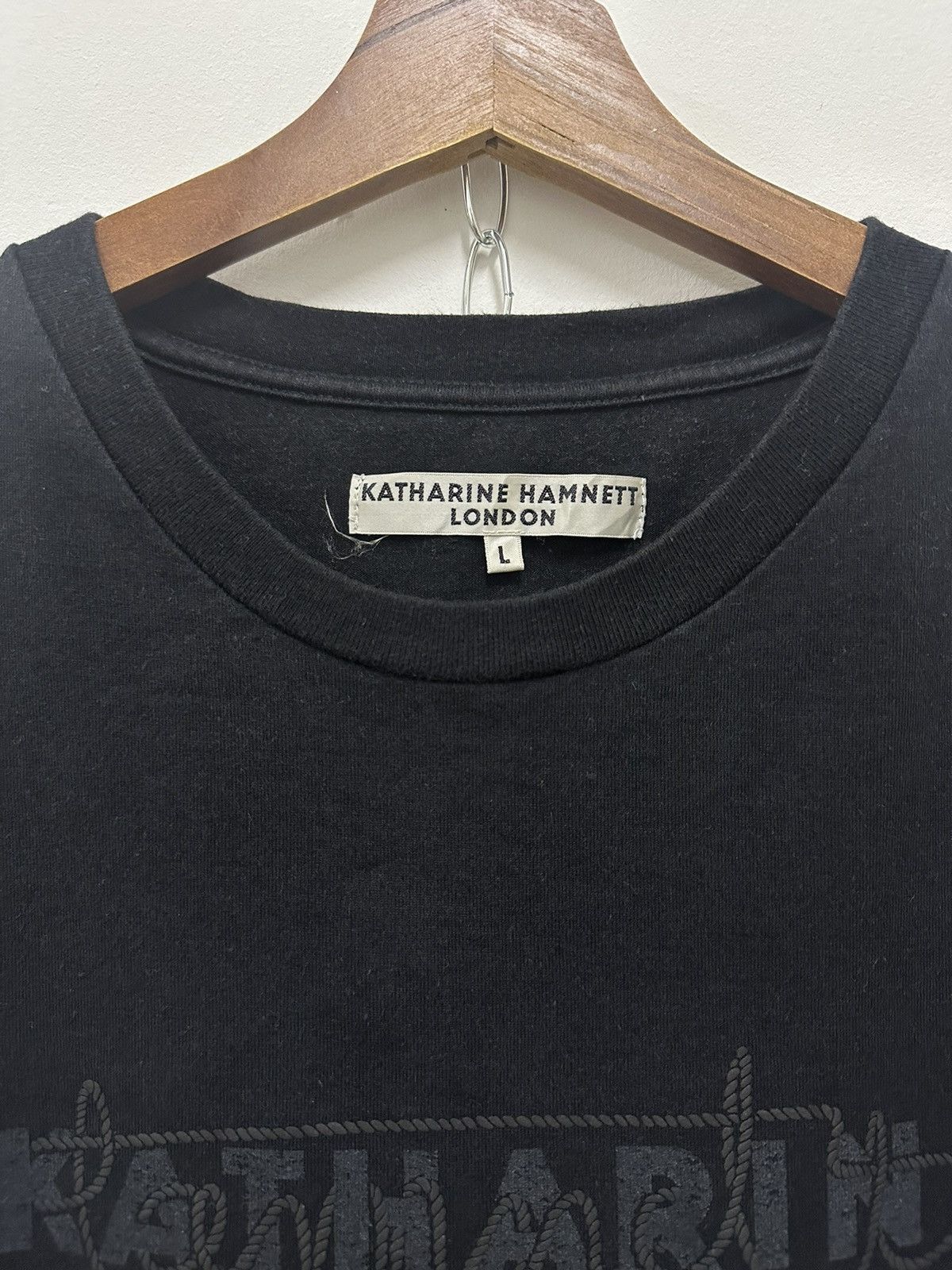 Designer × Katharine Hamnett London × Vintage KATHARINE HAMNETT LONDON TSHIRT Size US M / EU 48-50 / 2 - 2 Thumbnail