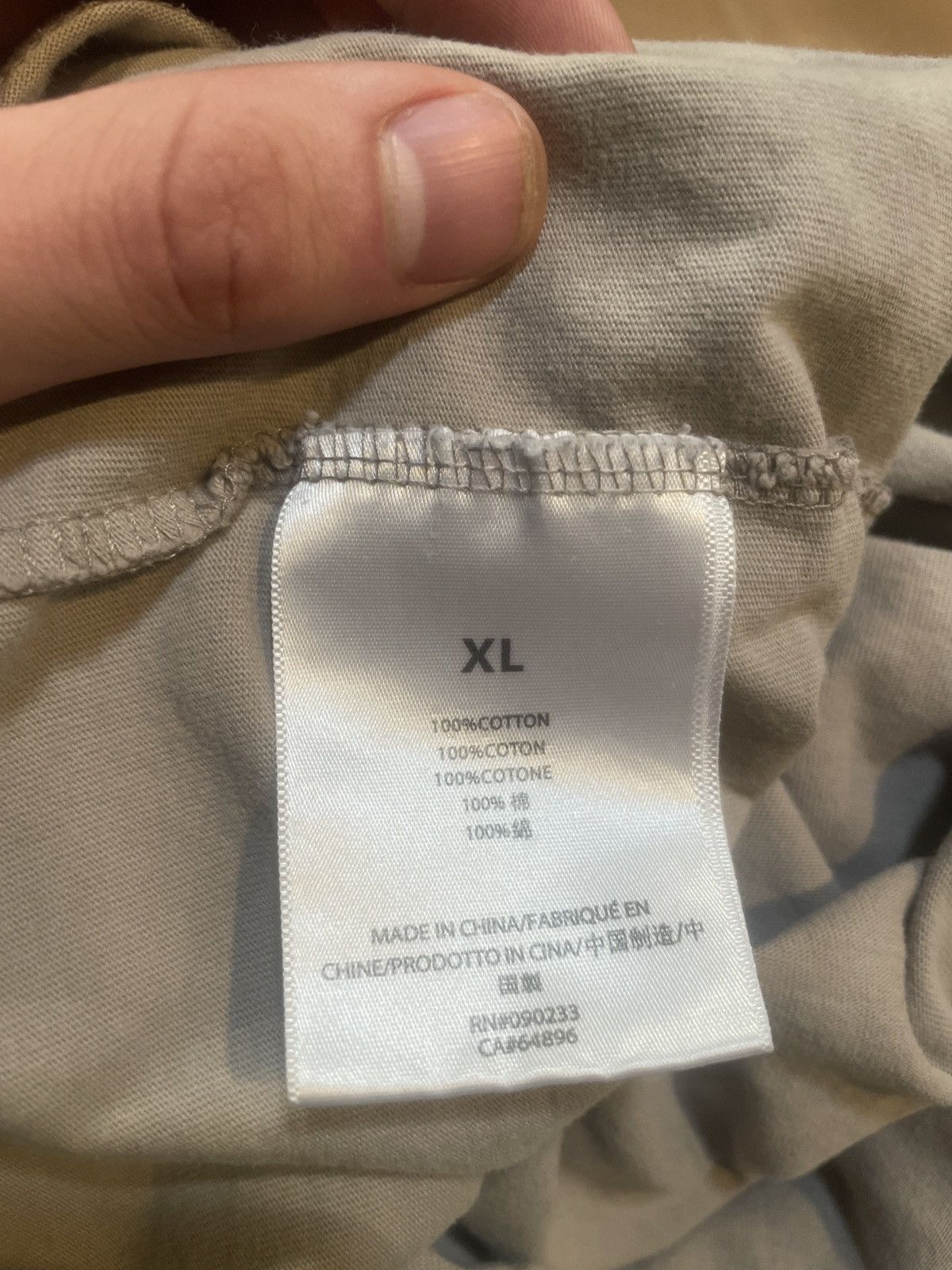 Essentials × Fear of God Fear of God x Essentials Tee Size US L / EU 52-54 / 3 - 4 Thumbnail