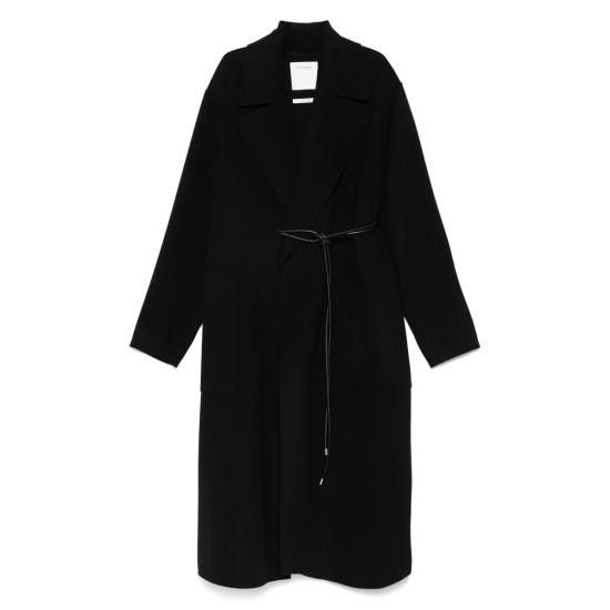 Sportmax SPORTMAX Women Coats ABATE 747 013 BLACK Size M / US 6-8 / IT 42-44 - 1 Thumbnail