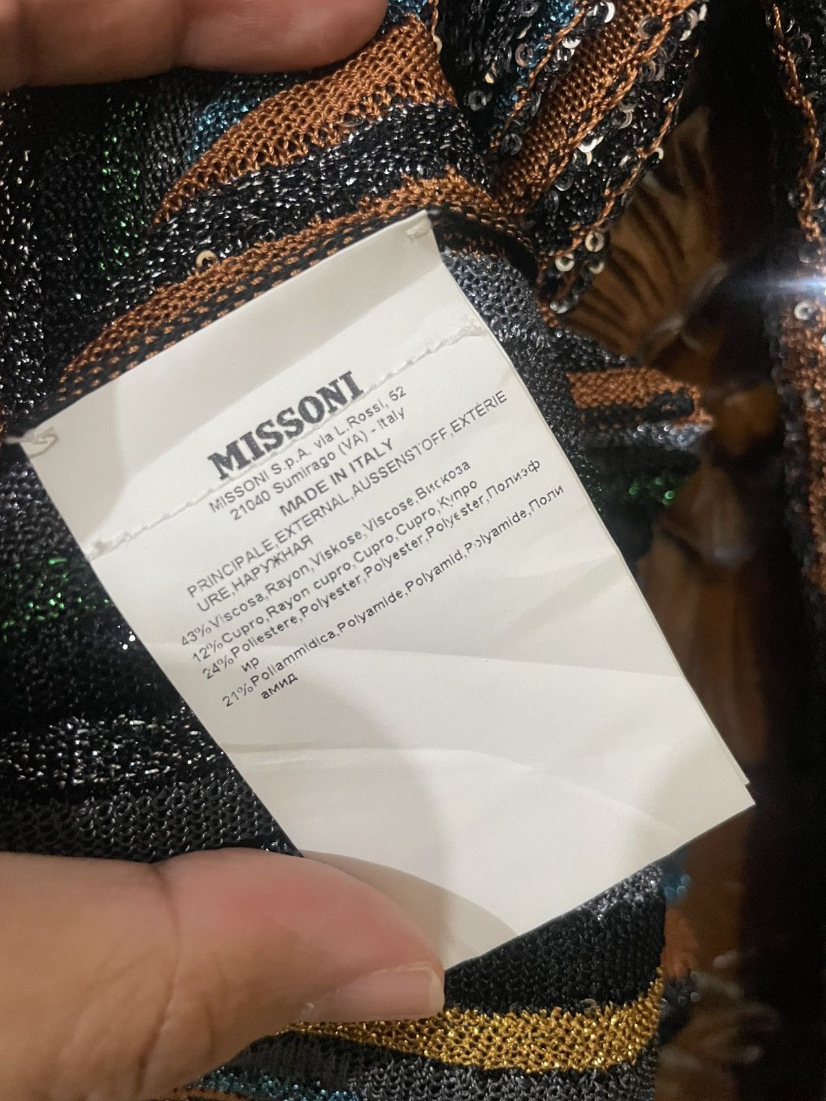 Missoni Vintage Missoni Glitters Top Size M / US 6-8 / IT 42-44 - 7 Thumbnail
