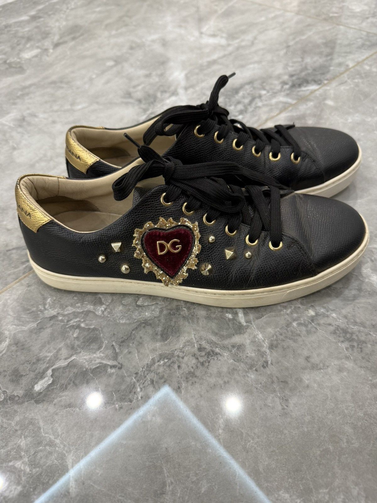 Dolce & Gabbana Vintage Dolce & Gabbana Sneakers Low Top Sneakers Size US 8.5 / IT 38.5 - 2 Thumbnail