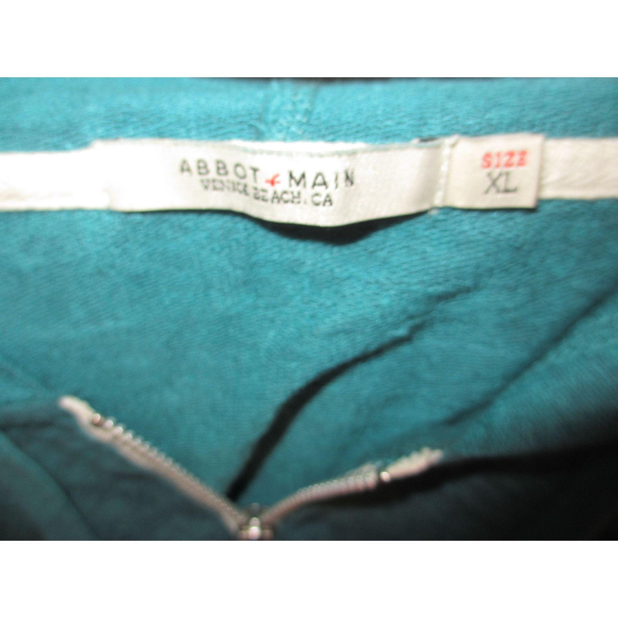 Other Abbot + Main Teal Zip-Up Hoodie XL Size XL / US 12-14 / IT 48-50 - 6 Thumbnail