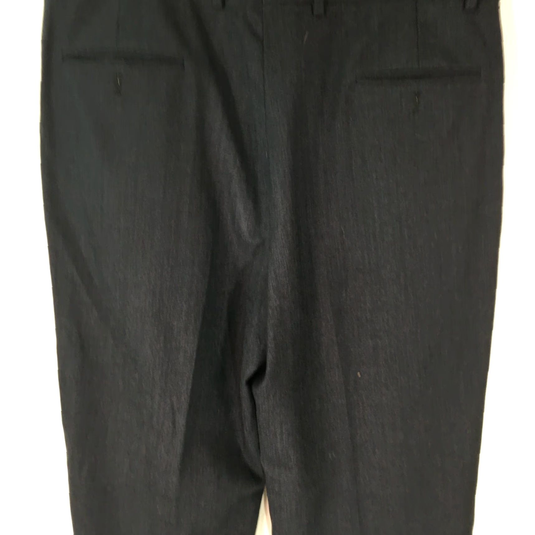 Joseph Abboud VINTAGE Joseph Abboud Men’s Dress Pants Size 38X32 Black High Rise Straight Fit Casual Formal Size US 38 / EU 54 - 3 Thumbnail