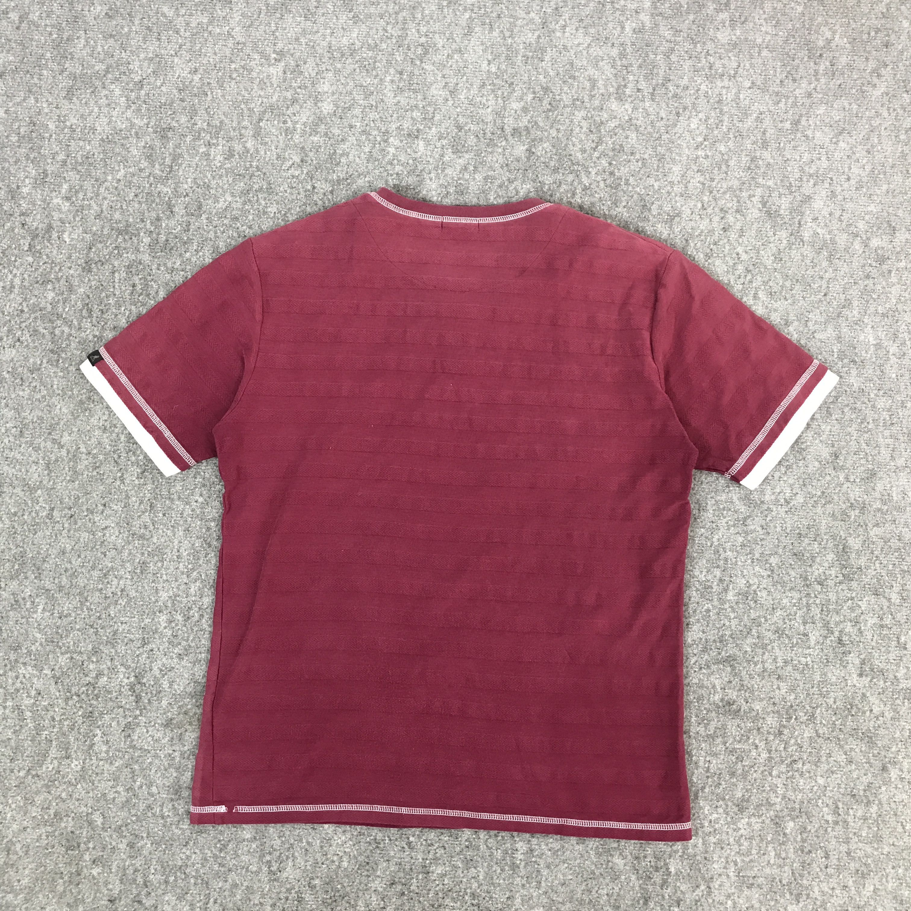 Japanese Brand × Kangol KANGOL JEANS STRIPED LOGO DESIGN DOUBLE TSHIRTS Size US XL / EU 56 / 4 - 2 Thumbnail