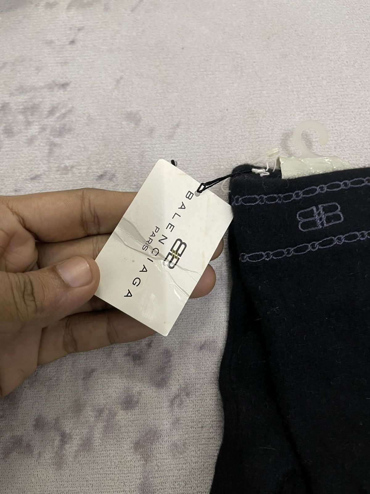 Balenciaga 90s BALENCIAGA PARIS WOOL GLOVE NOS Size ONE SIZE - 2 Thumbnail