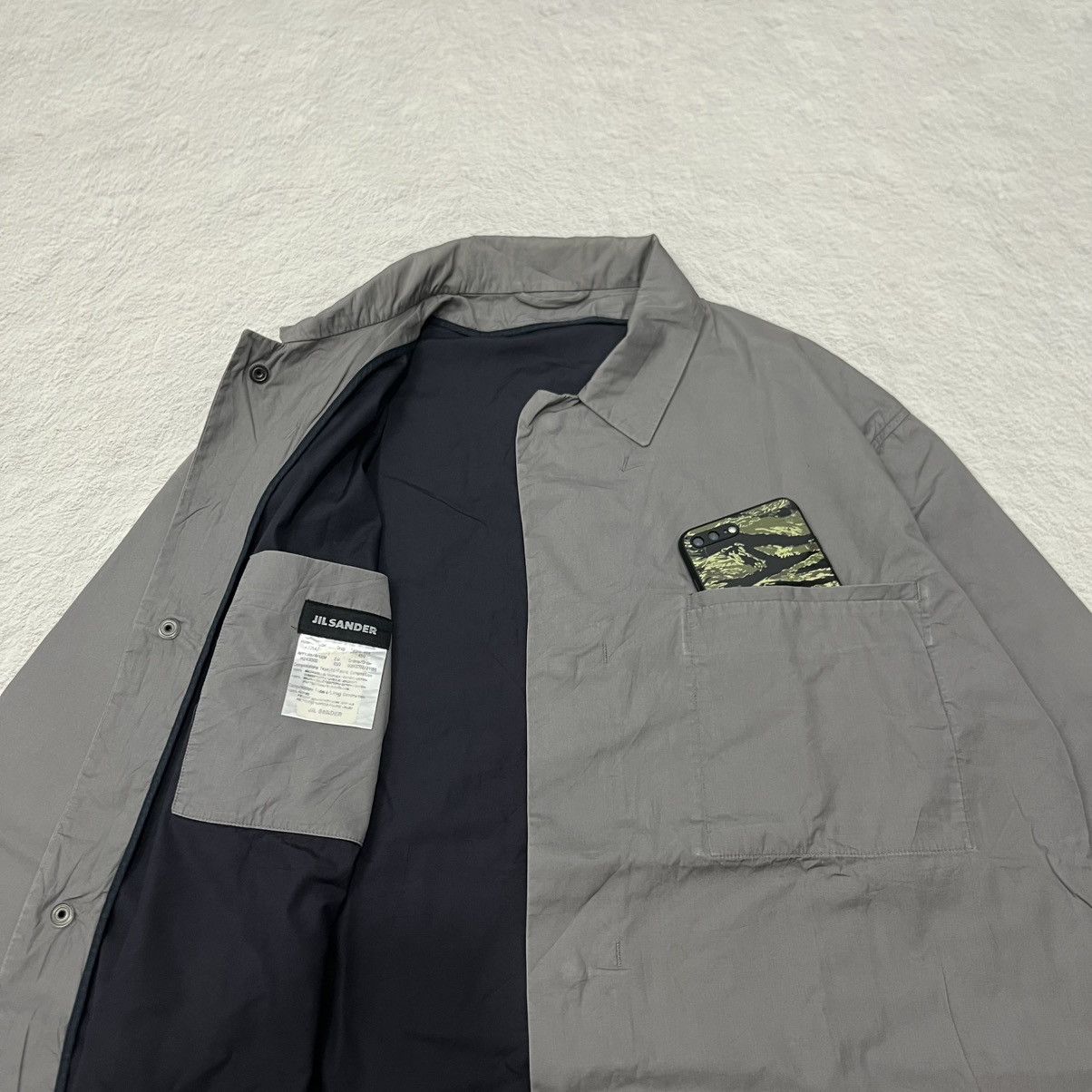 Jil Sander Jill Sander Overshirt Snap Button Size US L / EU 52-54 / 3 - 4 Thumbnail