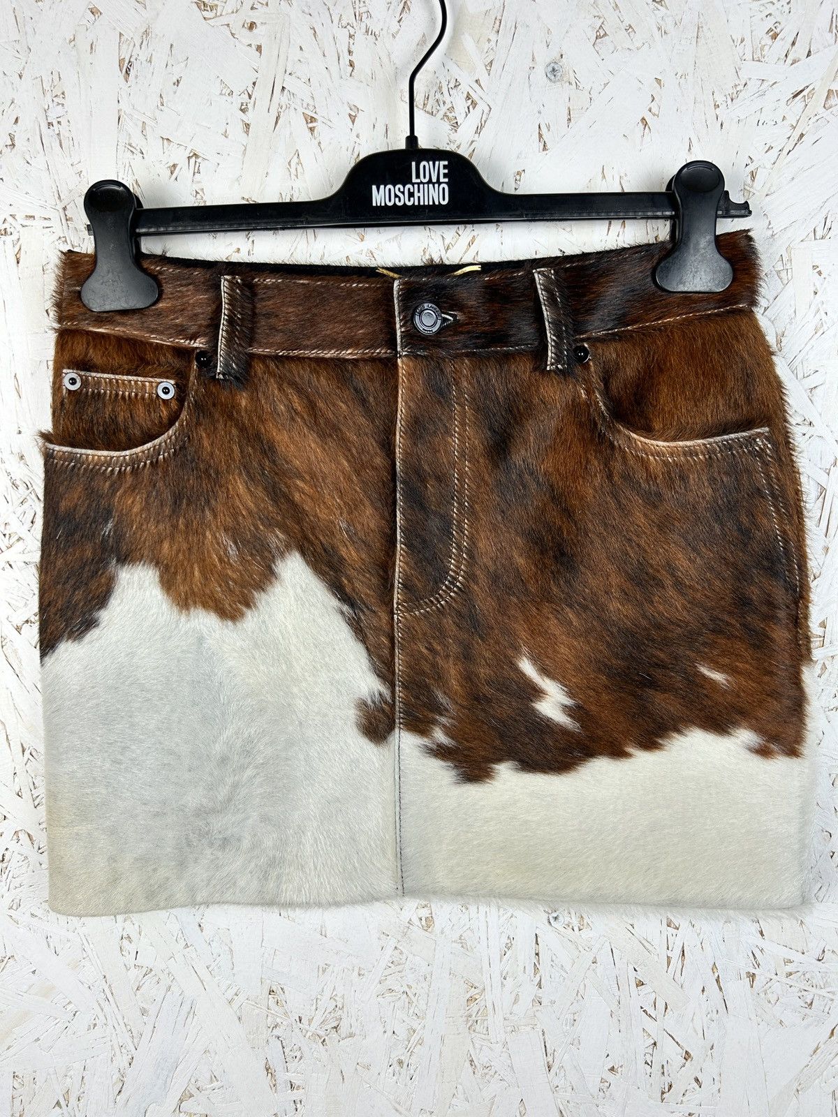 Saint Laurent Paris Saint Laurent Calf Hair Silk Lined Skirt FR36 Size 26" / US 2 / IT 38 - 1 Thumbnail