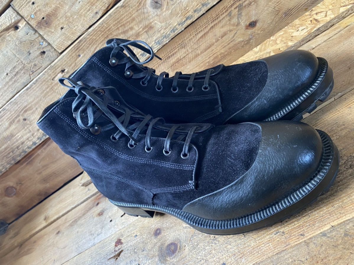 Prada Prada Fw12 rubber toe black chunky leather sneaker szuk 7.5 Size US 8.5 / EU 41-42 - 10 Thumbnail